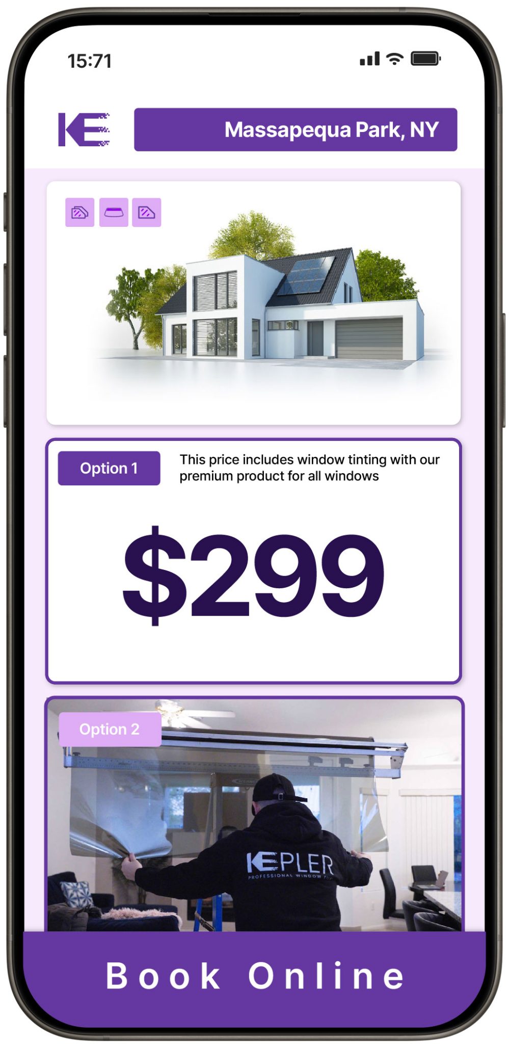 View Competitive Home Window Tinting Prices in Massapequa Park, New York