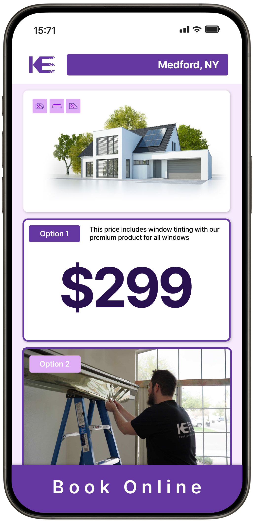 View Competitive Home Window Tinting Costs in Medford, New York