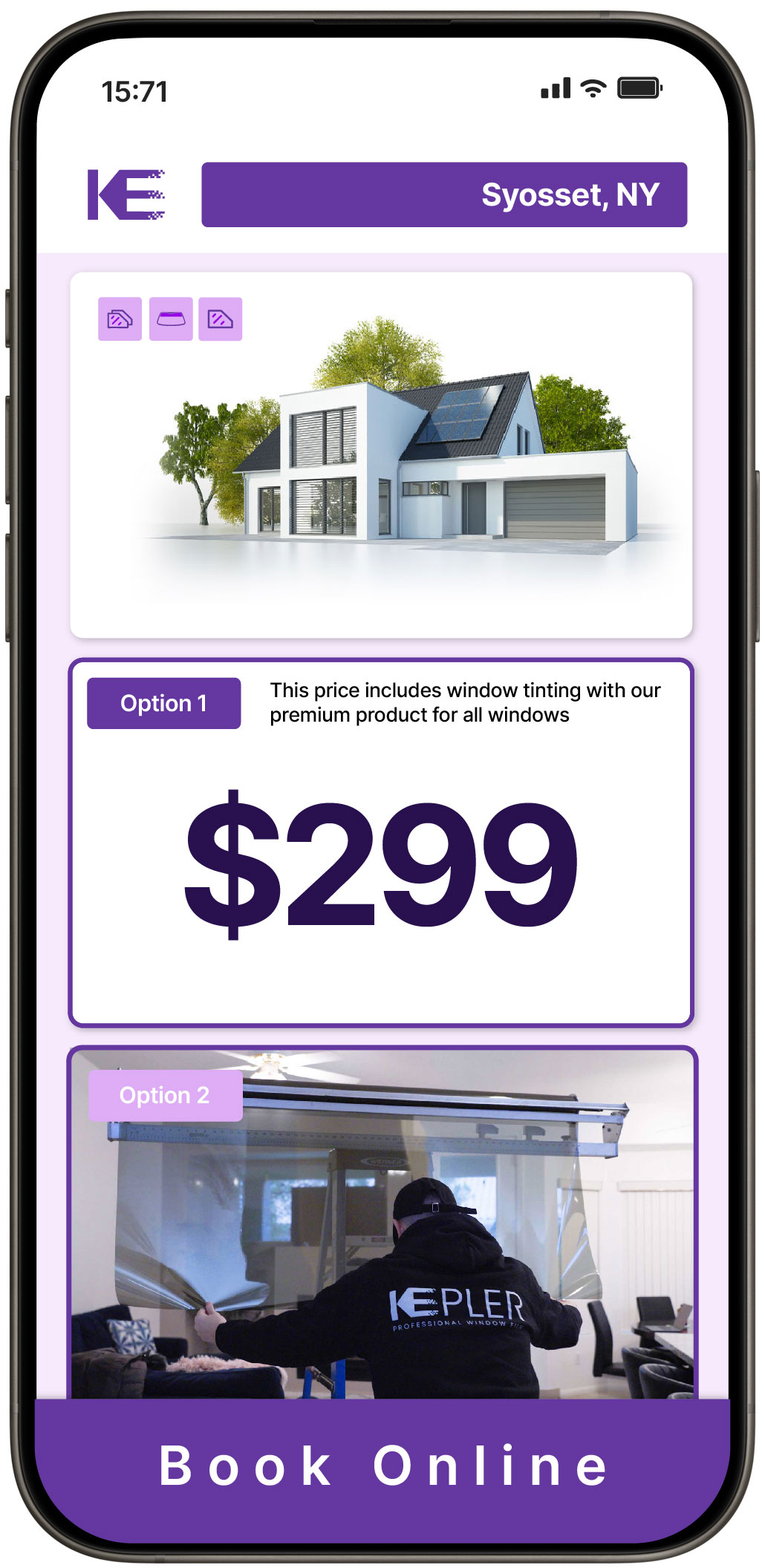 View Competitive Home Window Tinting Costs in Syosset, New York