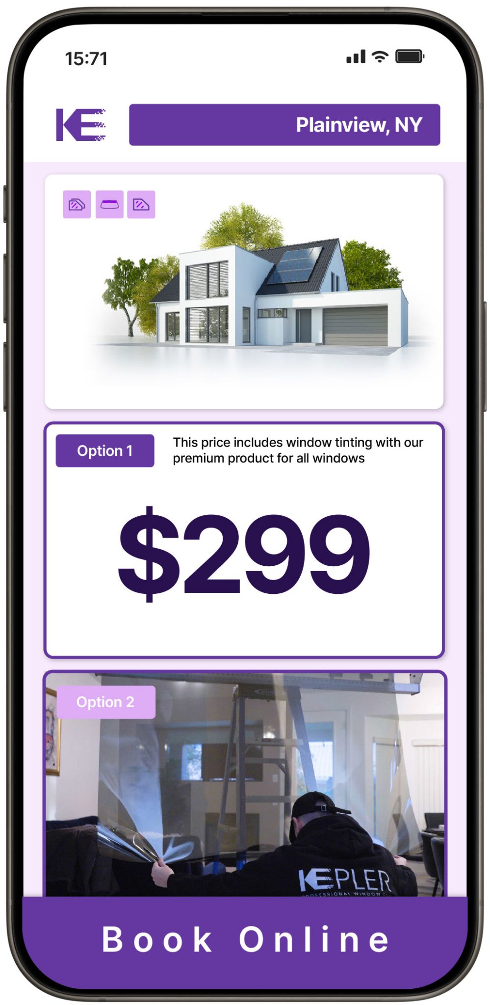 View Reasonable Home Window Tinting Prices in Plainview, New York