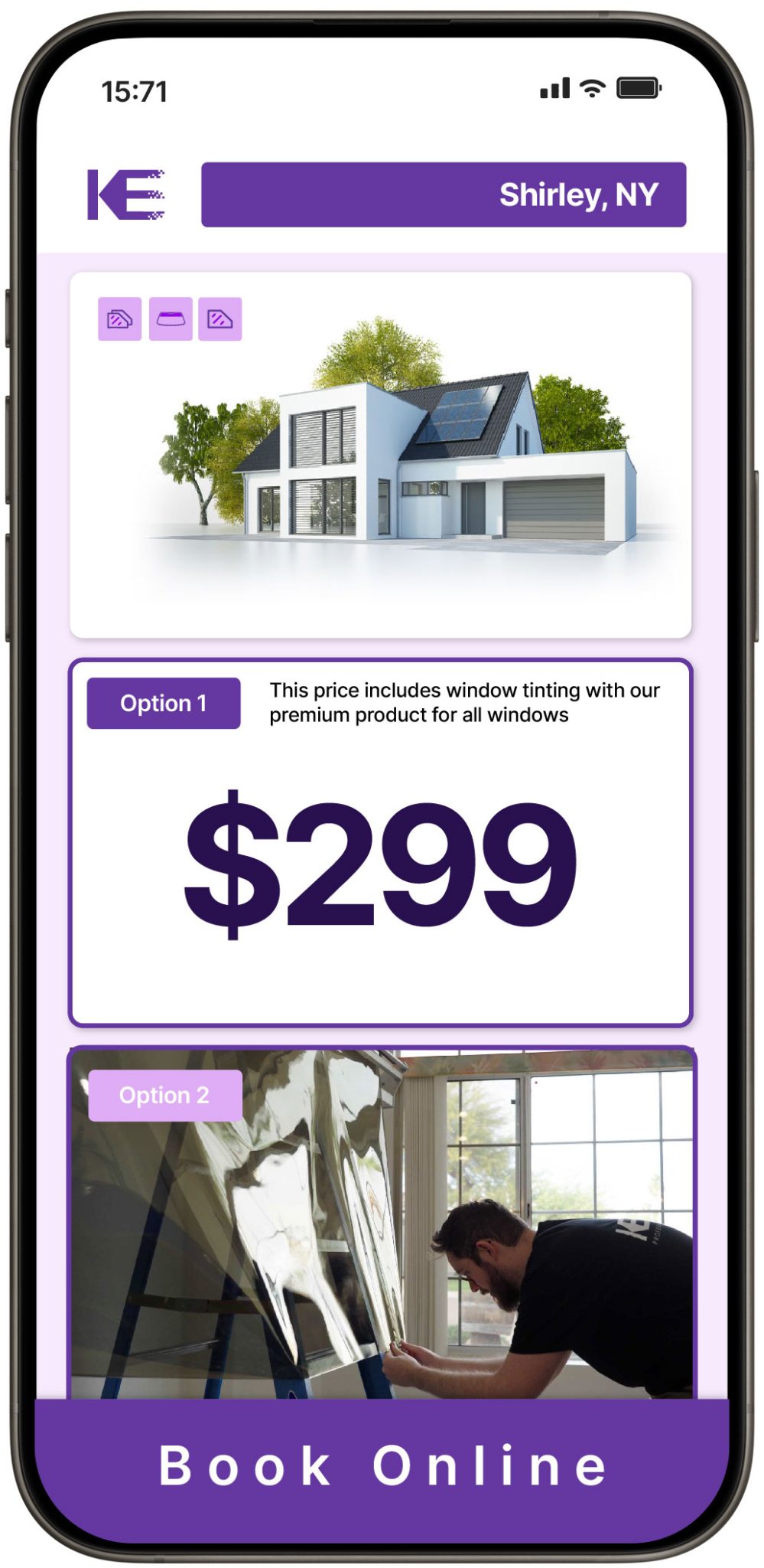 View Reasonable Home Window Tinting Prices in Shirley, New York