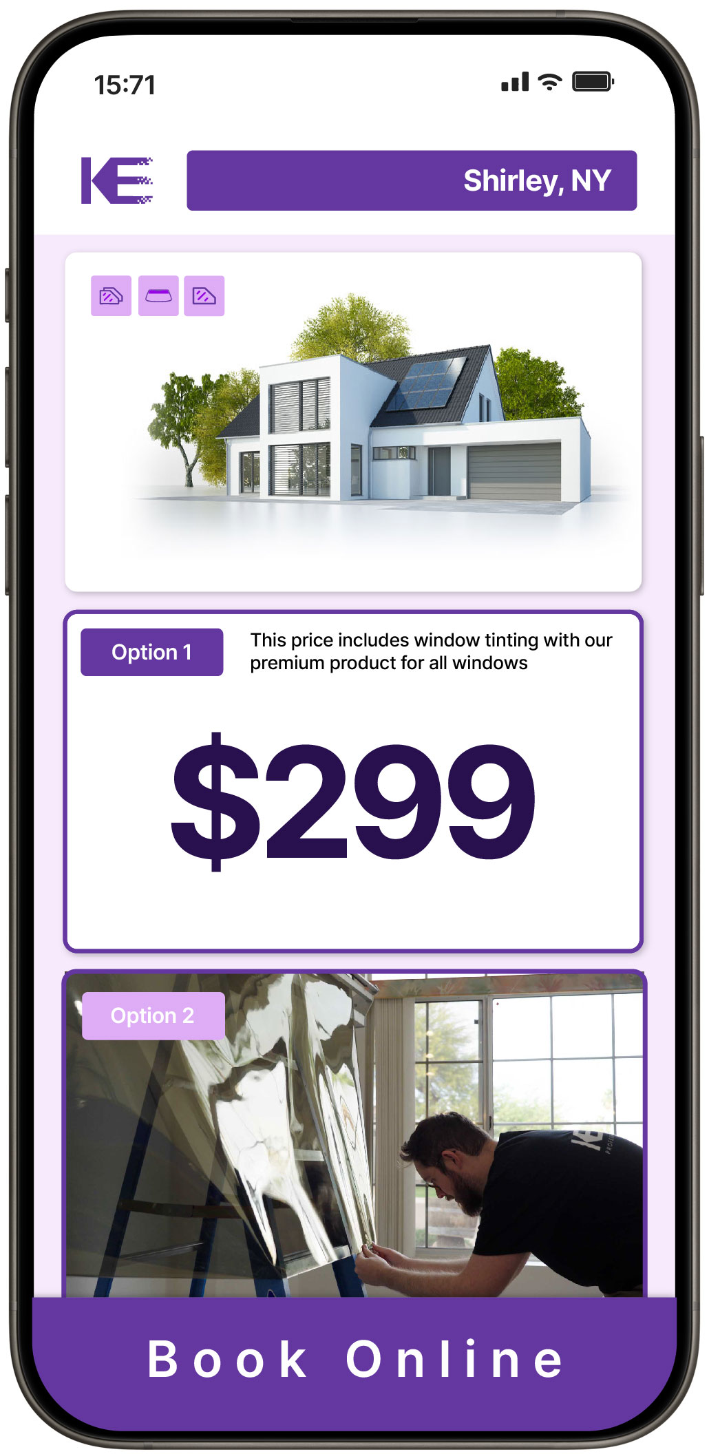 View Reasonable Home Window Tinting Prices in Shirley, New York