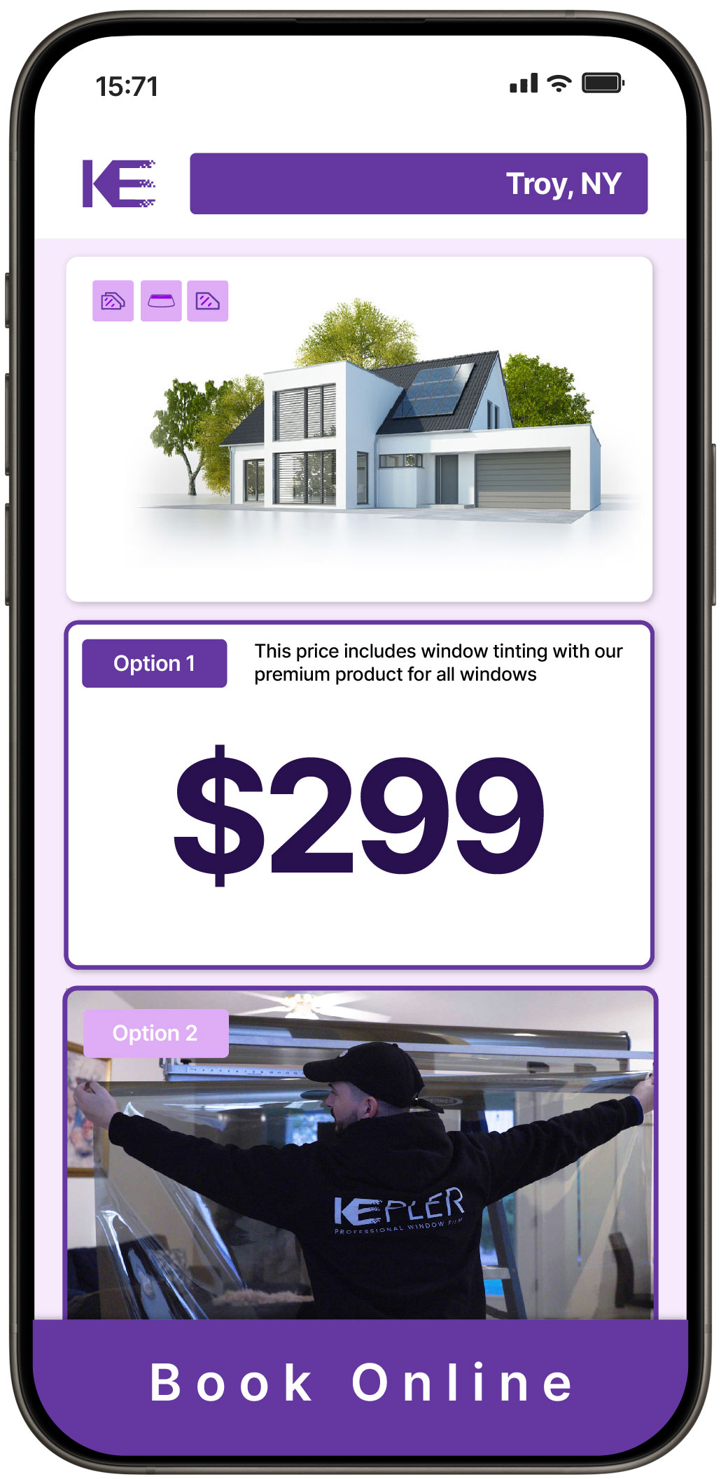 View Reasonable Home Window Tinting Prices in Troy, New York