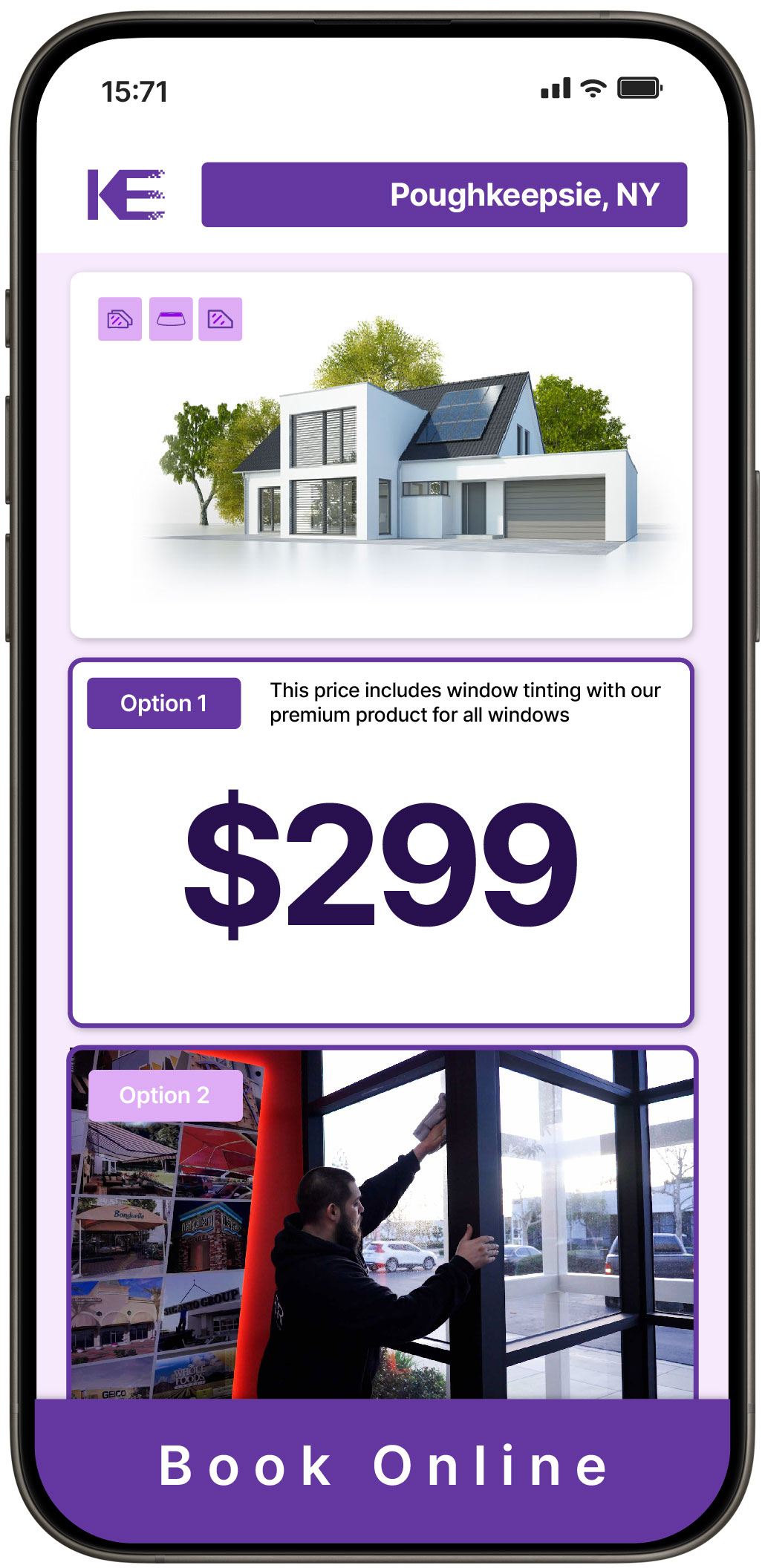 View Affordable Home Window Tinting Rates in Poughkeepsie, New York