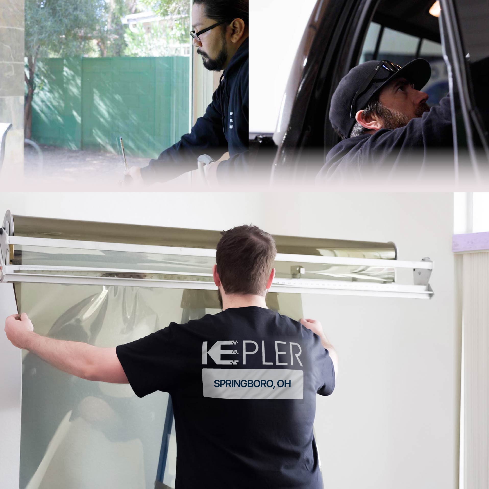Kepler Specialist Installing Anti-Graffiti Film in Springboro, Ohio