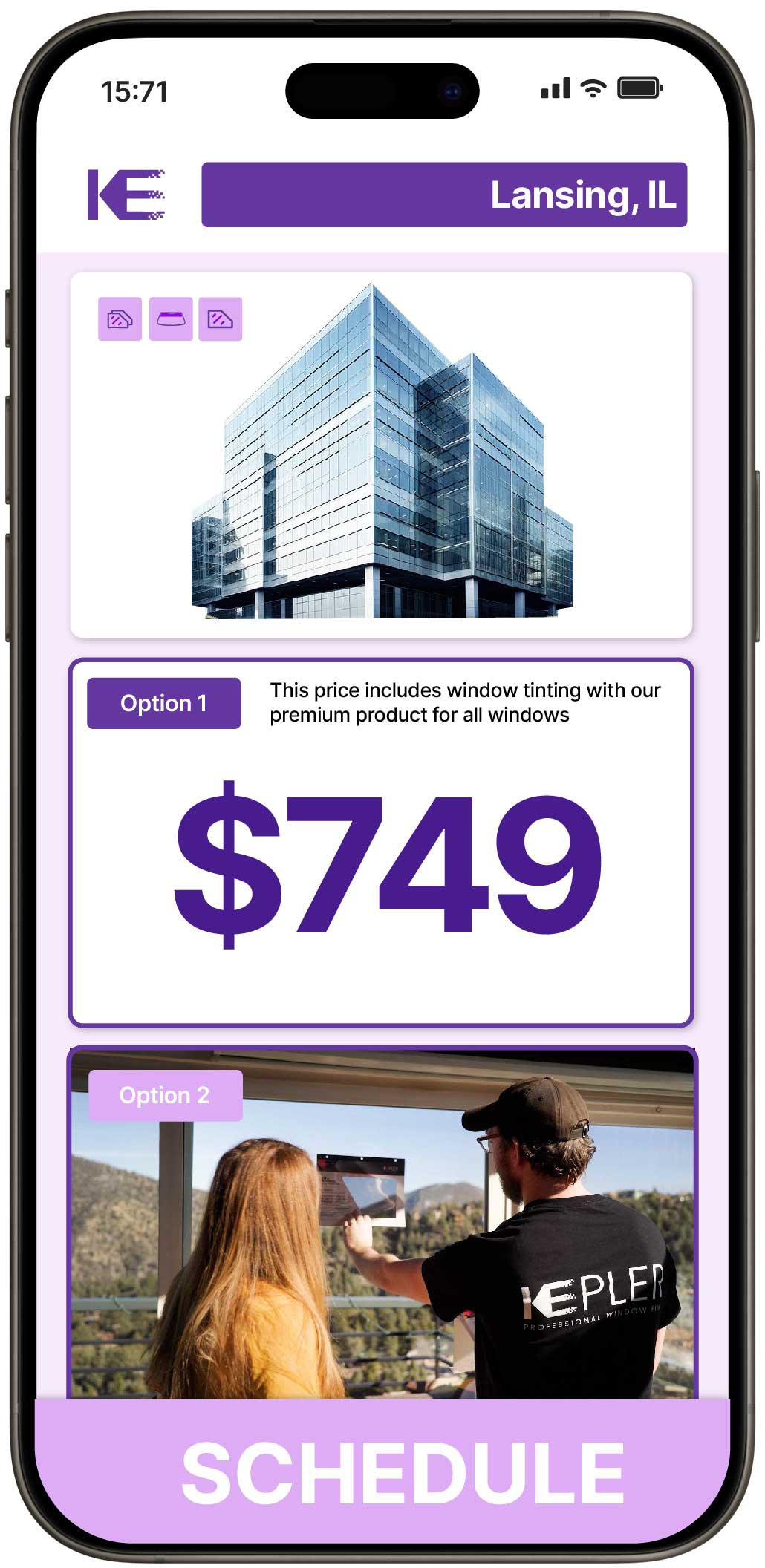 View Reasonable Safety and Security Window Film Costs in Lansing, Illinois