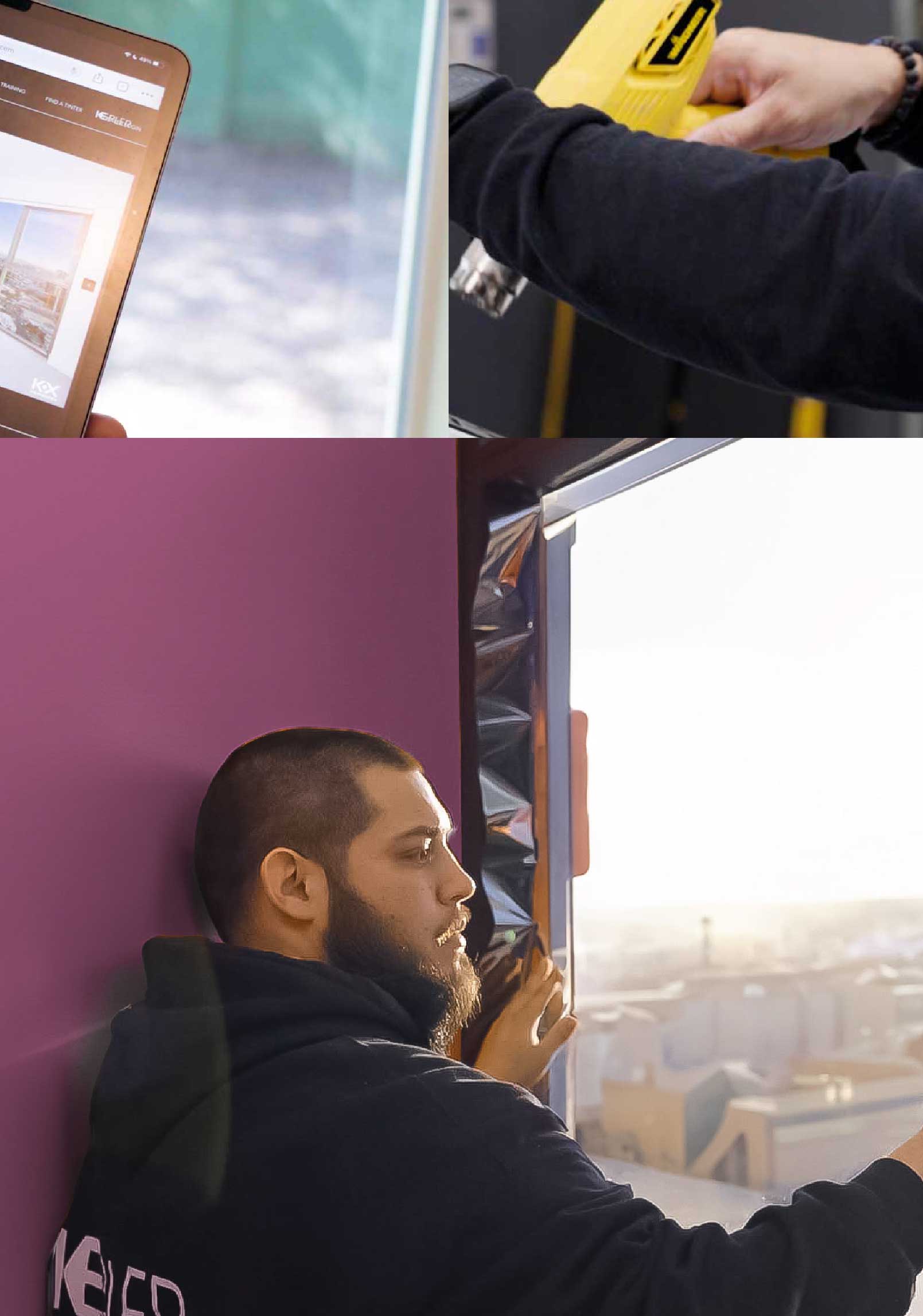 Kepler Specialist Installing Security Window Film in Romeoville Illinois