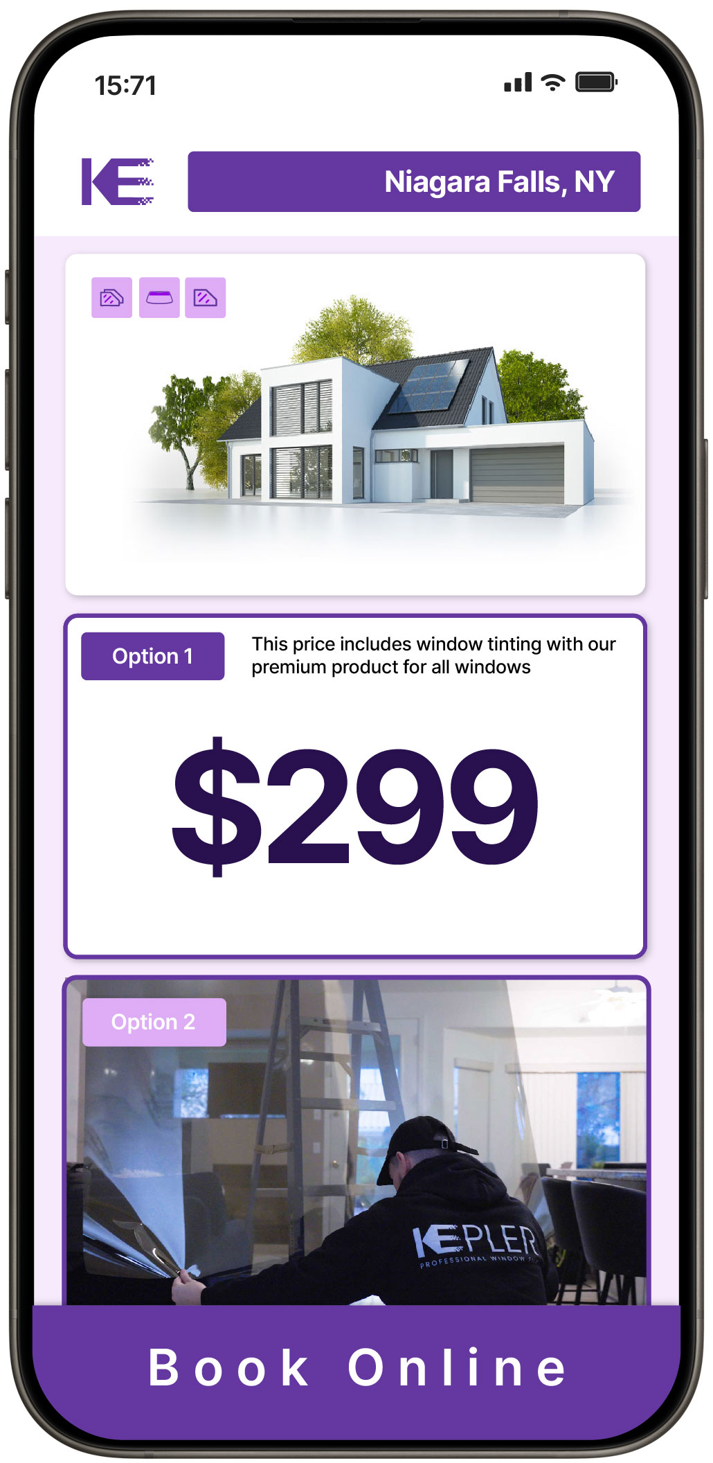 View Affordable Home Window Tinting Costs in Niagara Falls, New York