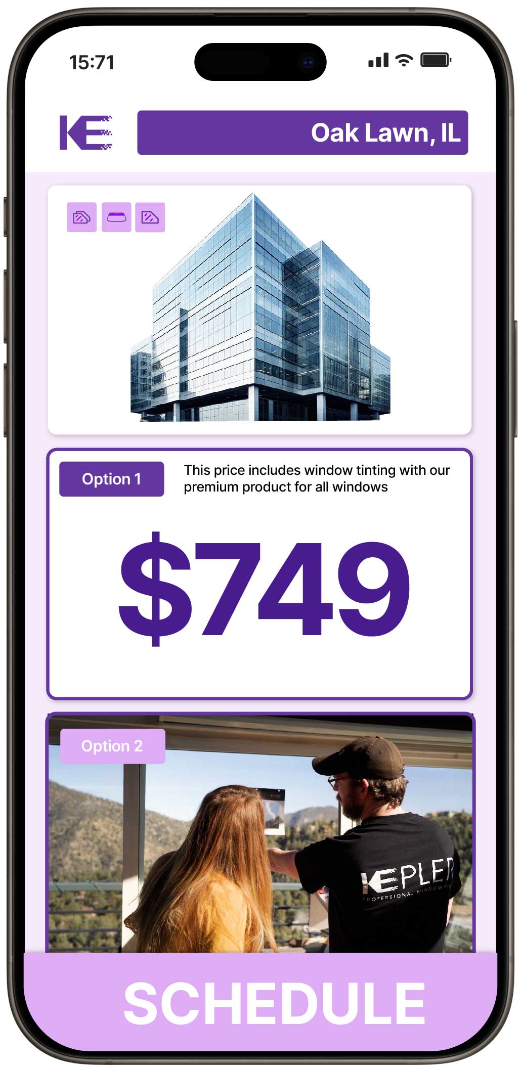 View Affordable Safety and Security Window Film Rates in Oak Lawn, Illinois