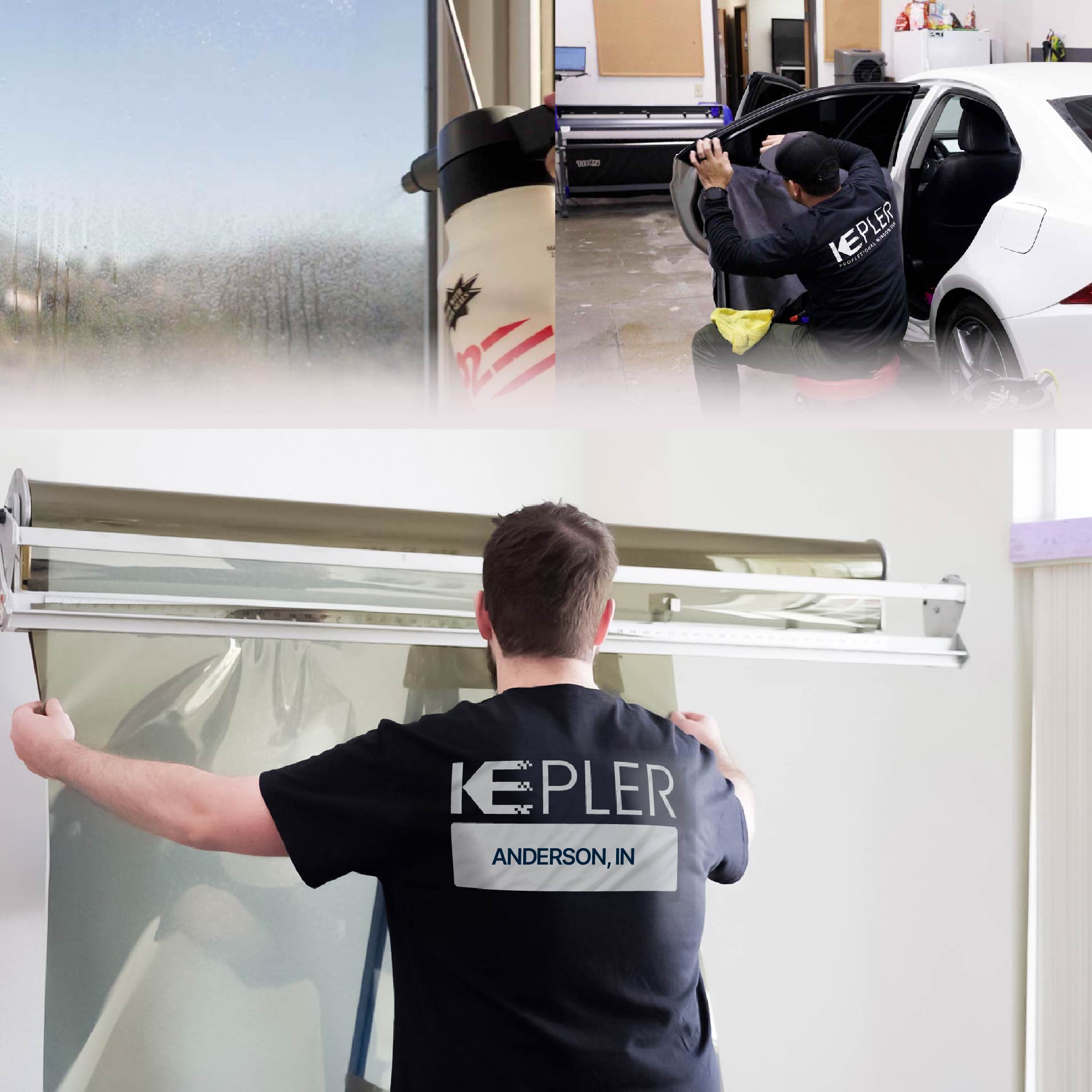 Kepler Specialist Installing Anti-Graffiti Film in Anderson, Indiana