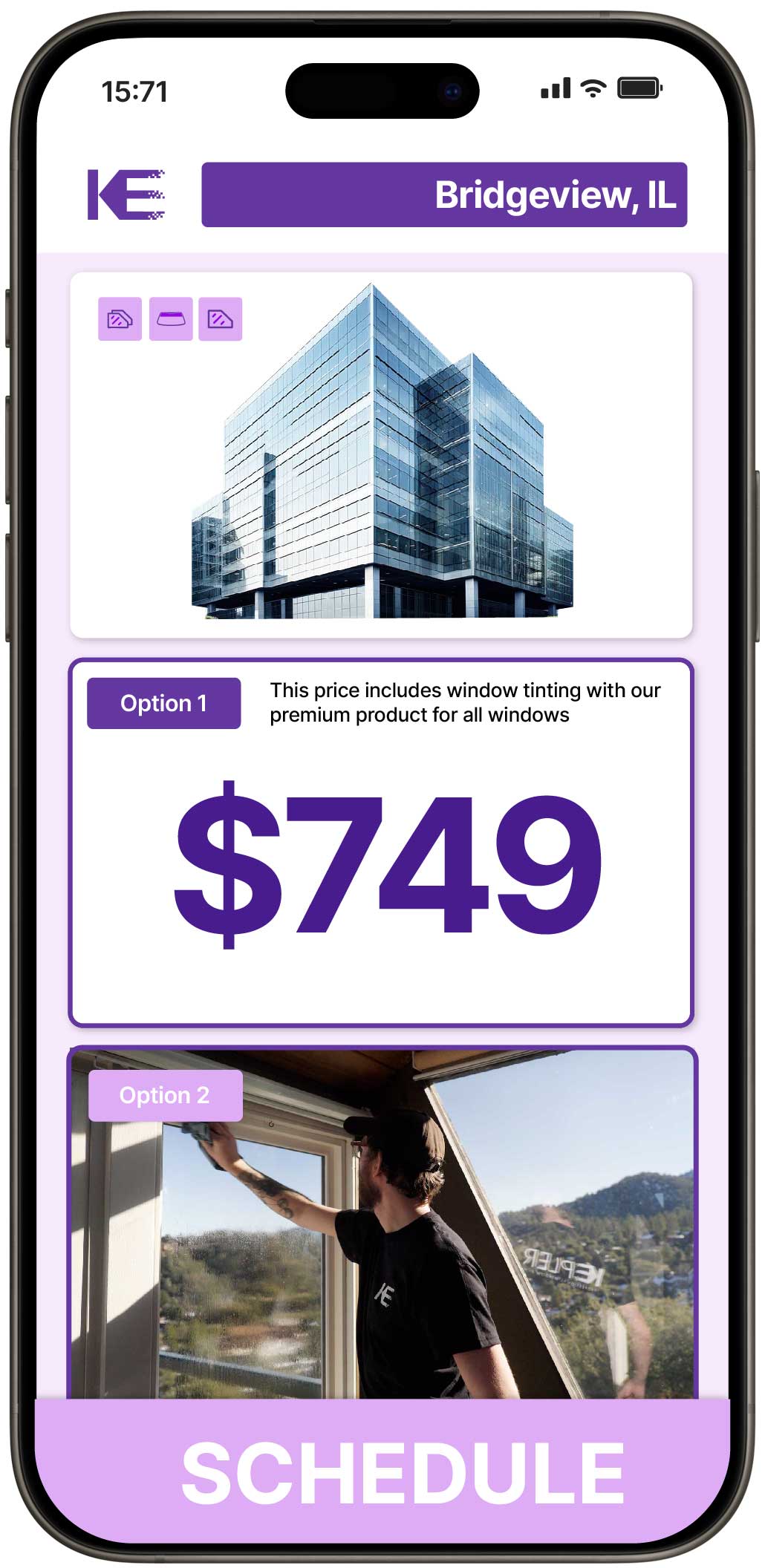 View Affordable Safety and Security Window Film Rates in Bridgeview, Illinois
