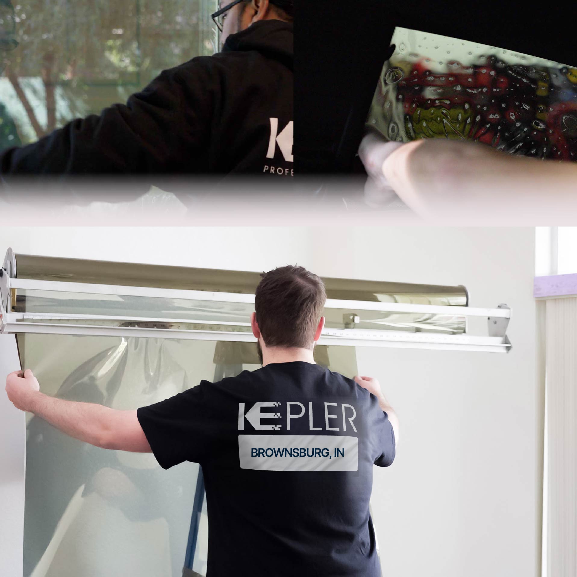 Kepler Specialist Installing Anti-Graffiti Film in Brownsburg, Indiana