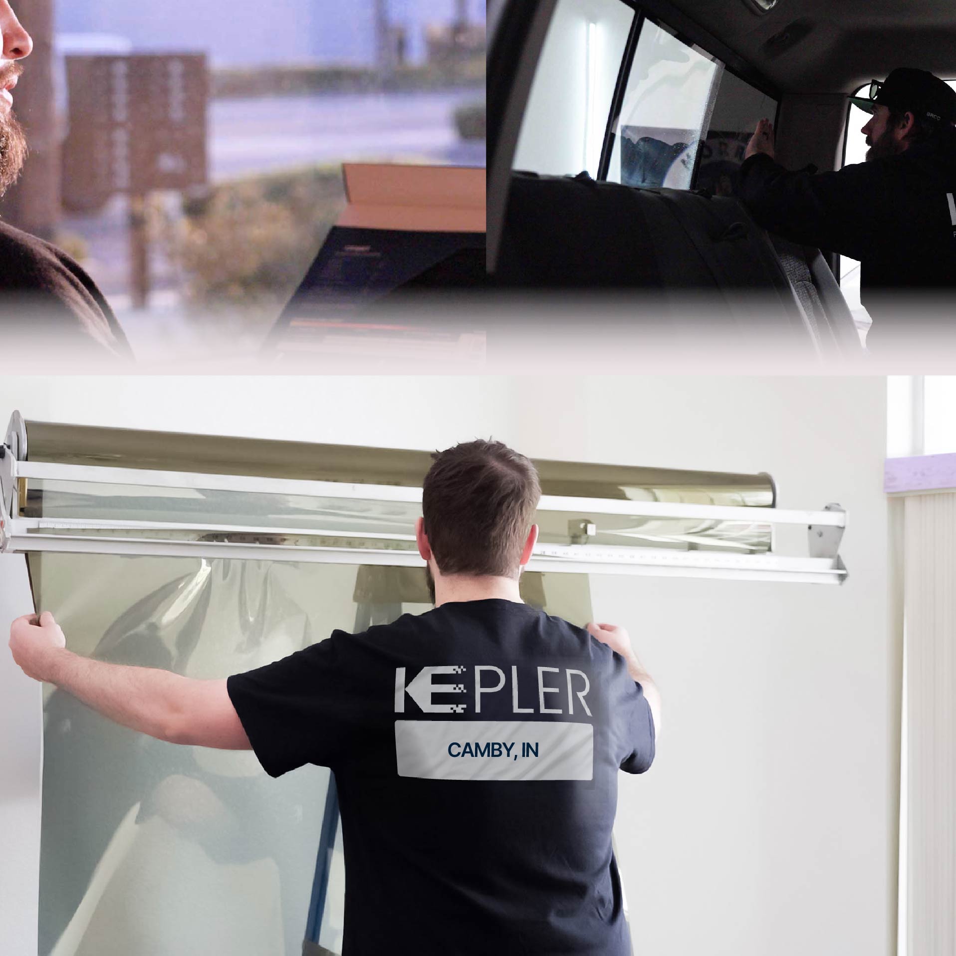 Kepler Specialist Installing Anti-Graffiti Film in Camby, Indiana