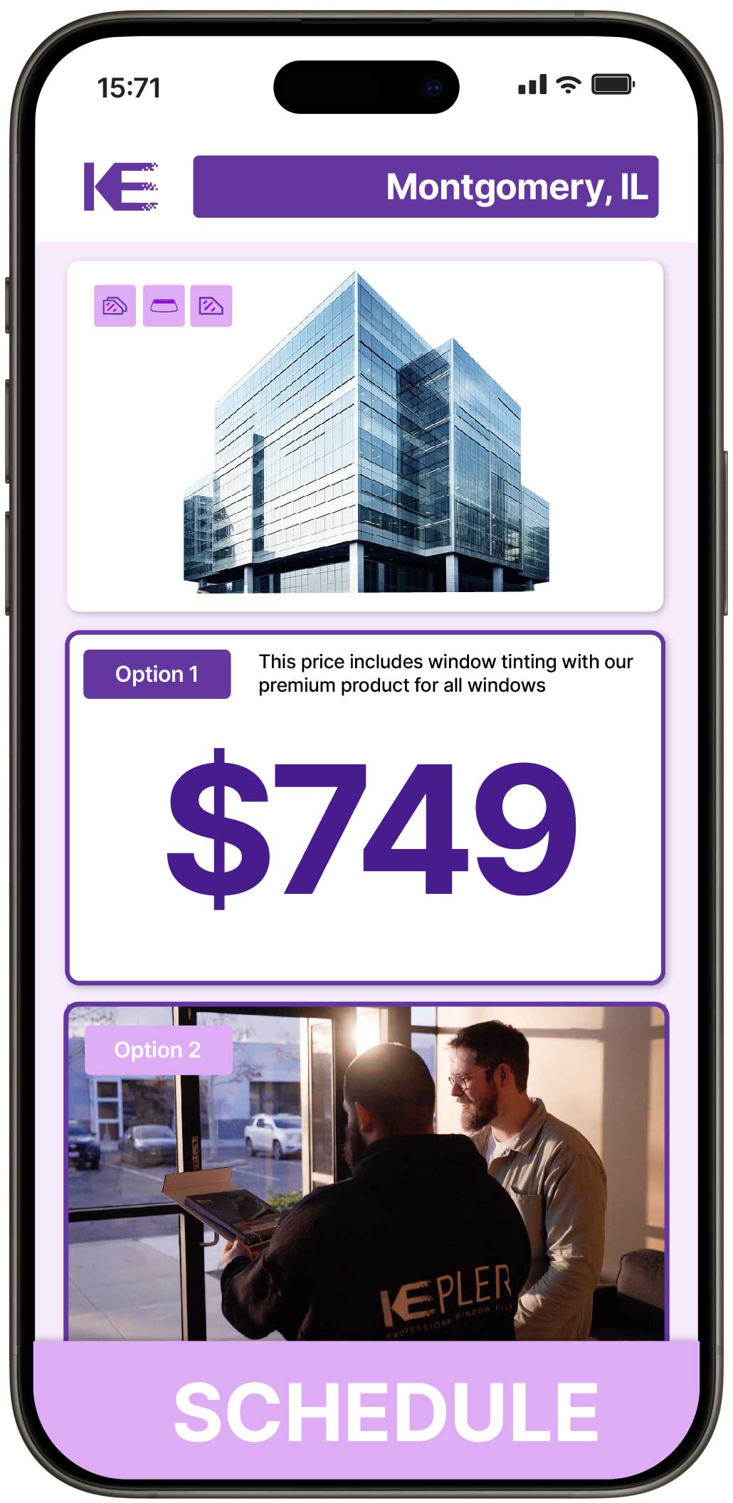 View Affordable Safety and Security Window Film Prices in Montgomery, Illinois