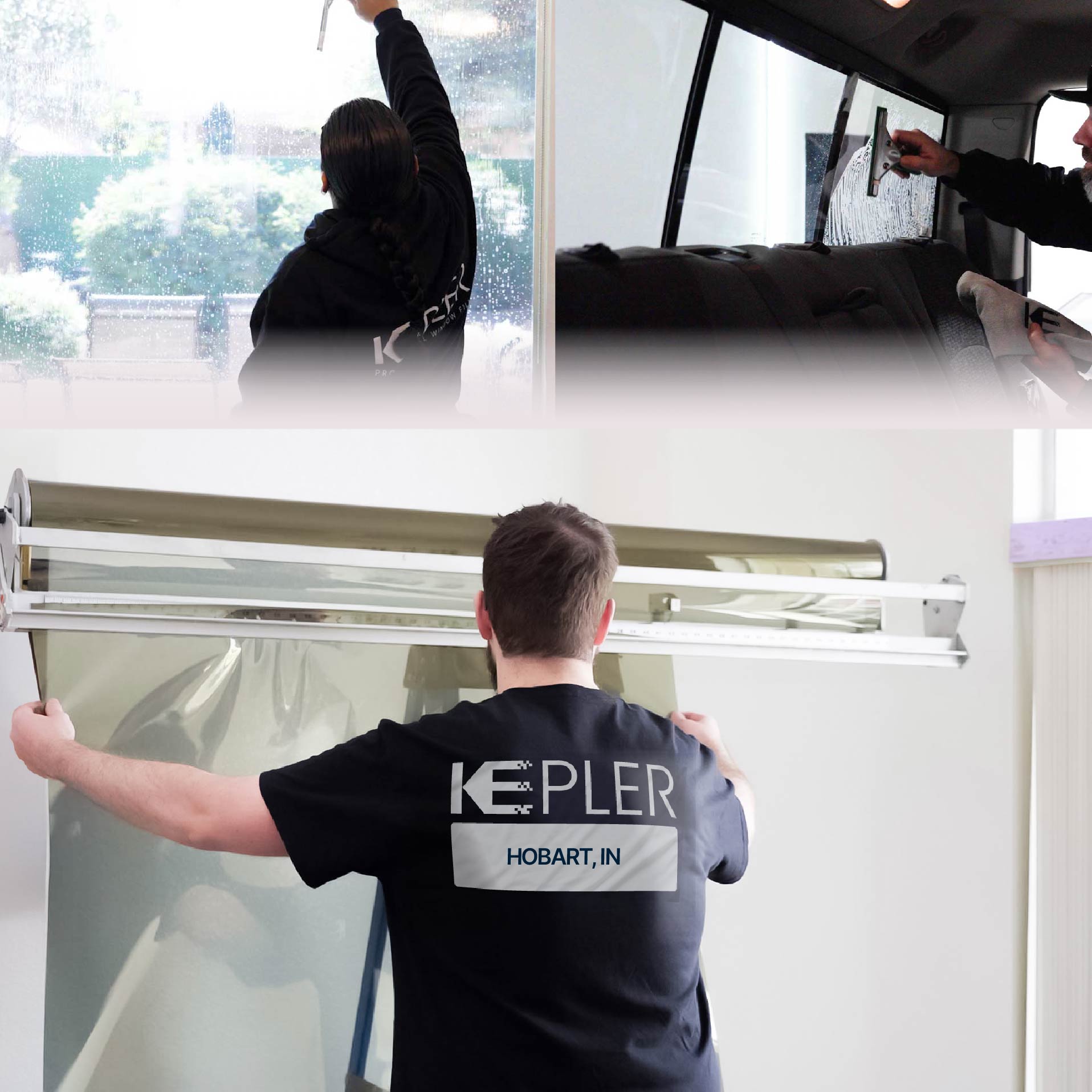 Kepler Specialist Installing Anti-Graffiti Film in Hobart, Indiana