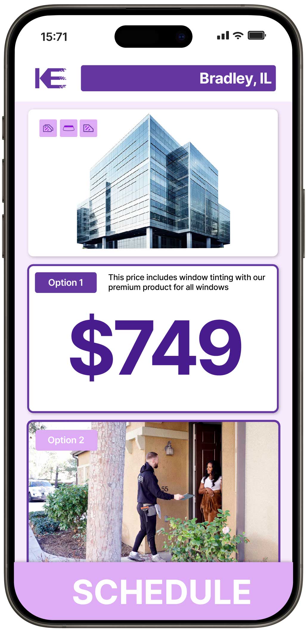 View Affordable Safety and Security Window Film Rates in Bradley, Illinois