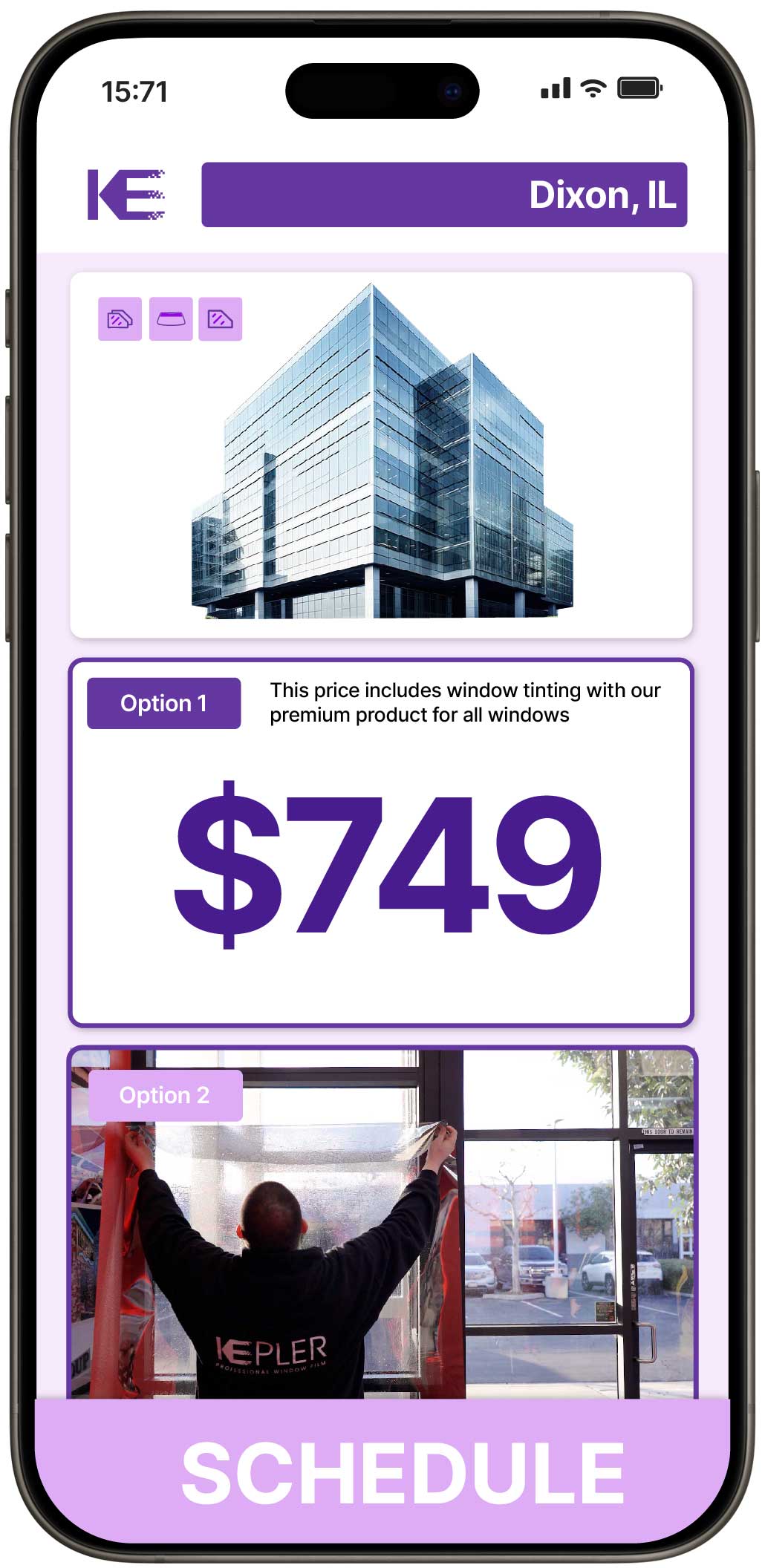 View Affordable Safety and Security Window Film Costs in Dixon, Illinois