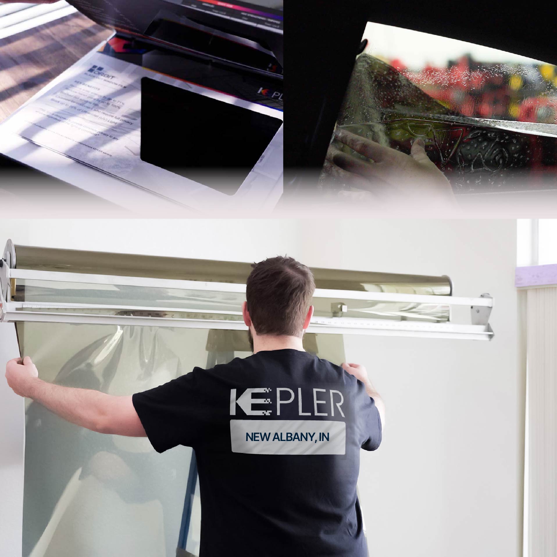 Kepler Specialist Installing Anti-Graffiti Film in New Albany, Indiana
