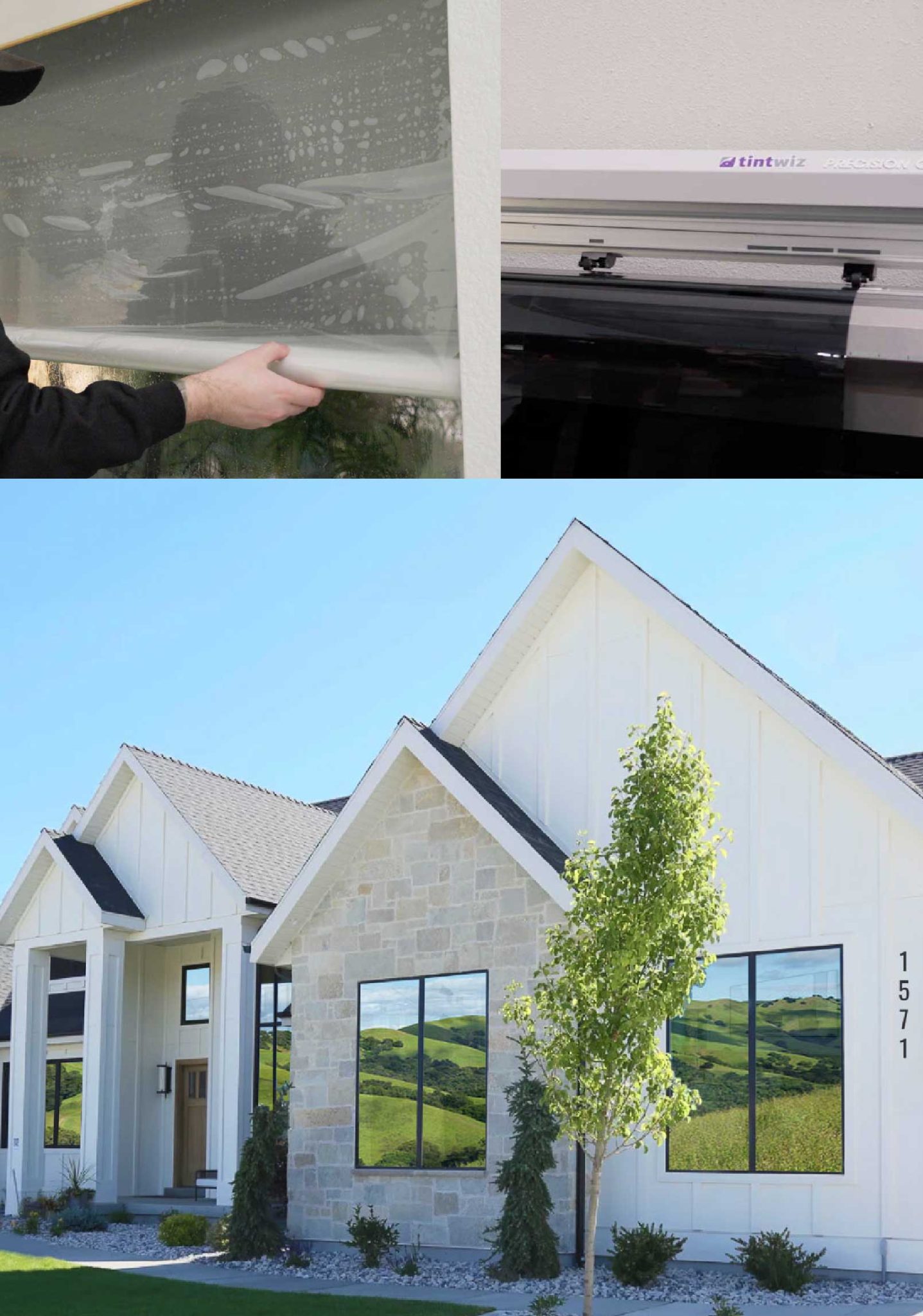 Kepler Technician Applying High-tech Window Tint to Tesla in Sterling