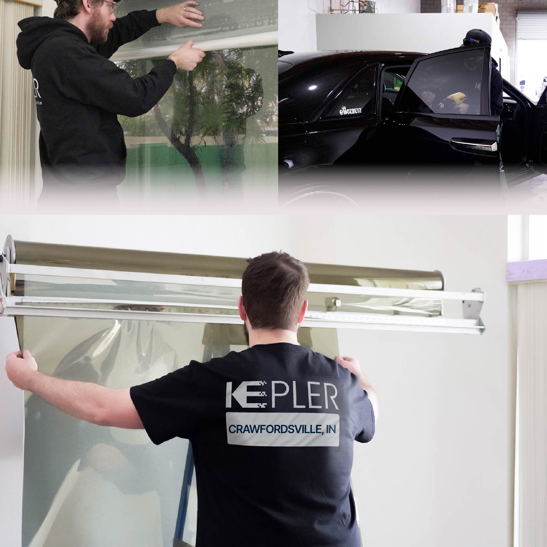 Kepler Specialist Installing Anti-Graffiti Film in Crawfordsville, Indiana