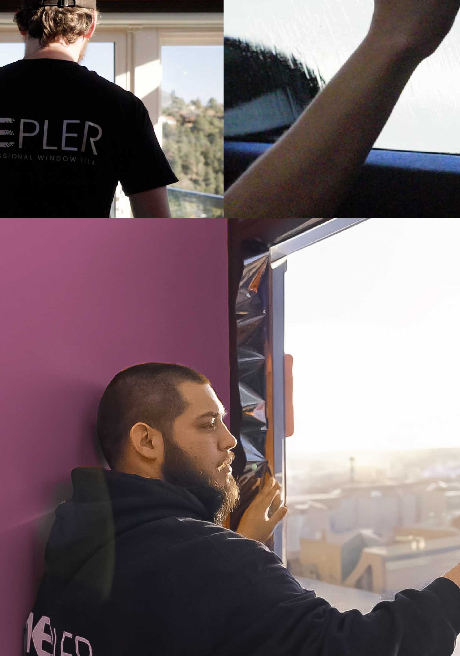 Kepler Specialist Installing Security Window Film in Quincy Illinois