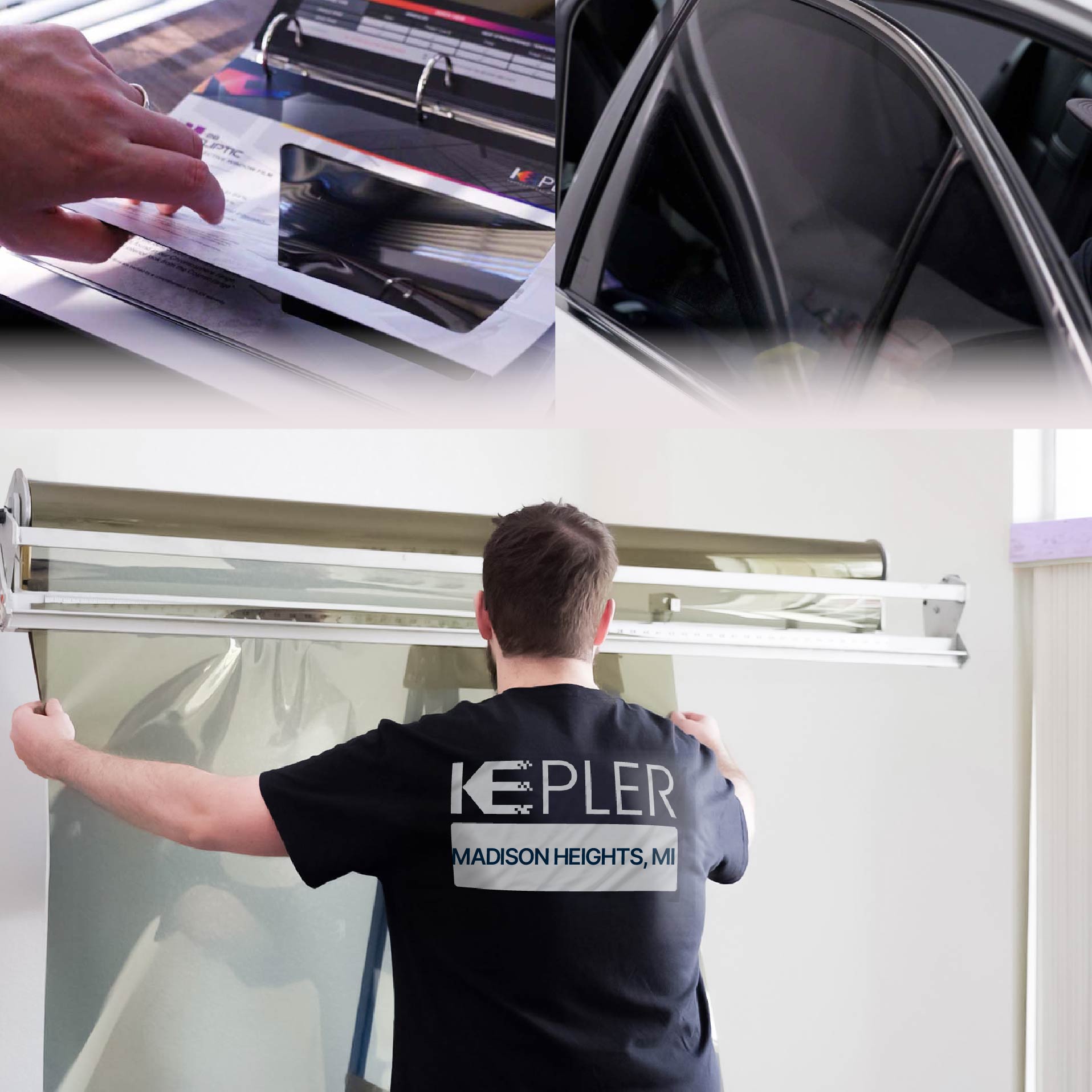 Kepler Specialist Installing Anti-Graffiti Film in Madison Heights, Michigan