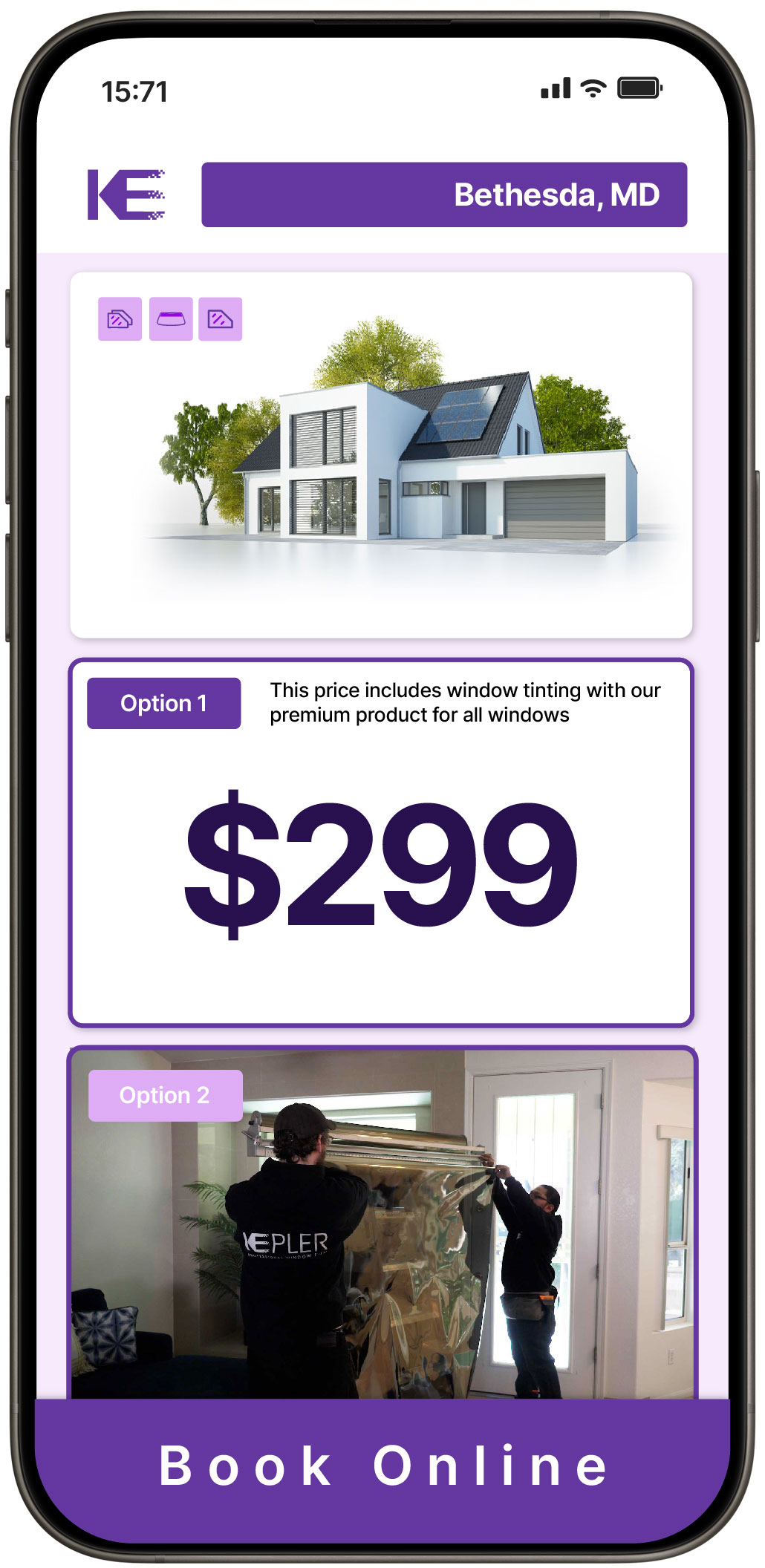View Competitive Home Window Tinting Costs in Bethesda, Maryland