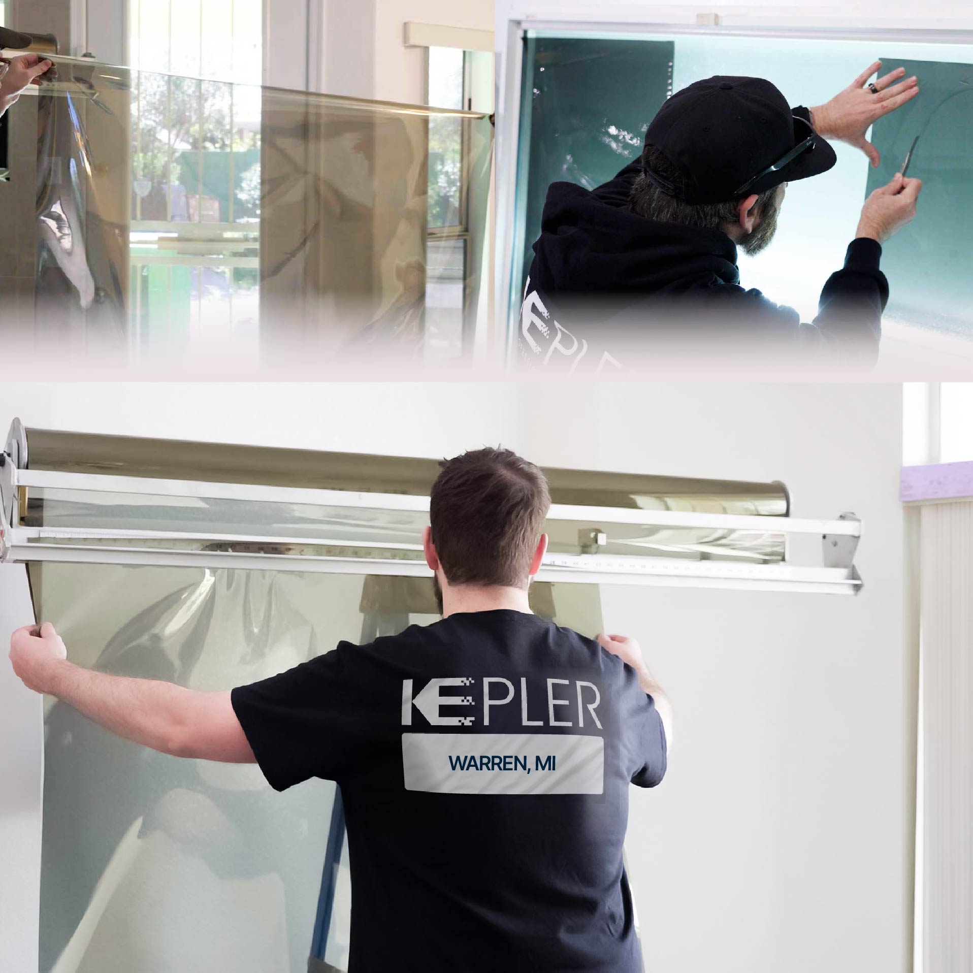 Kepler Specialist Installing Anti-Graffiti Film in Warren, Michigan
