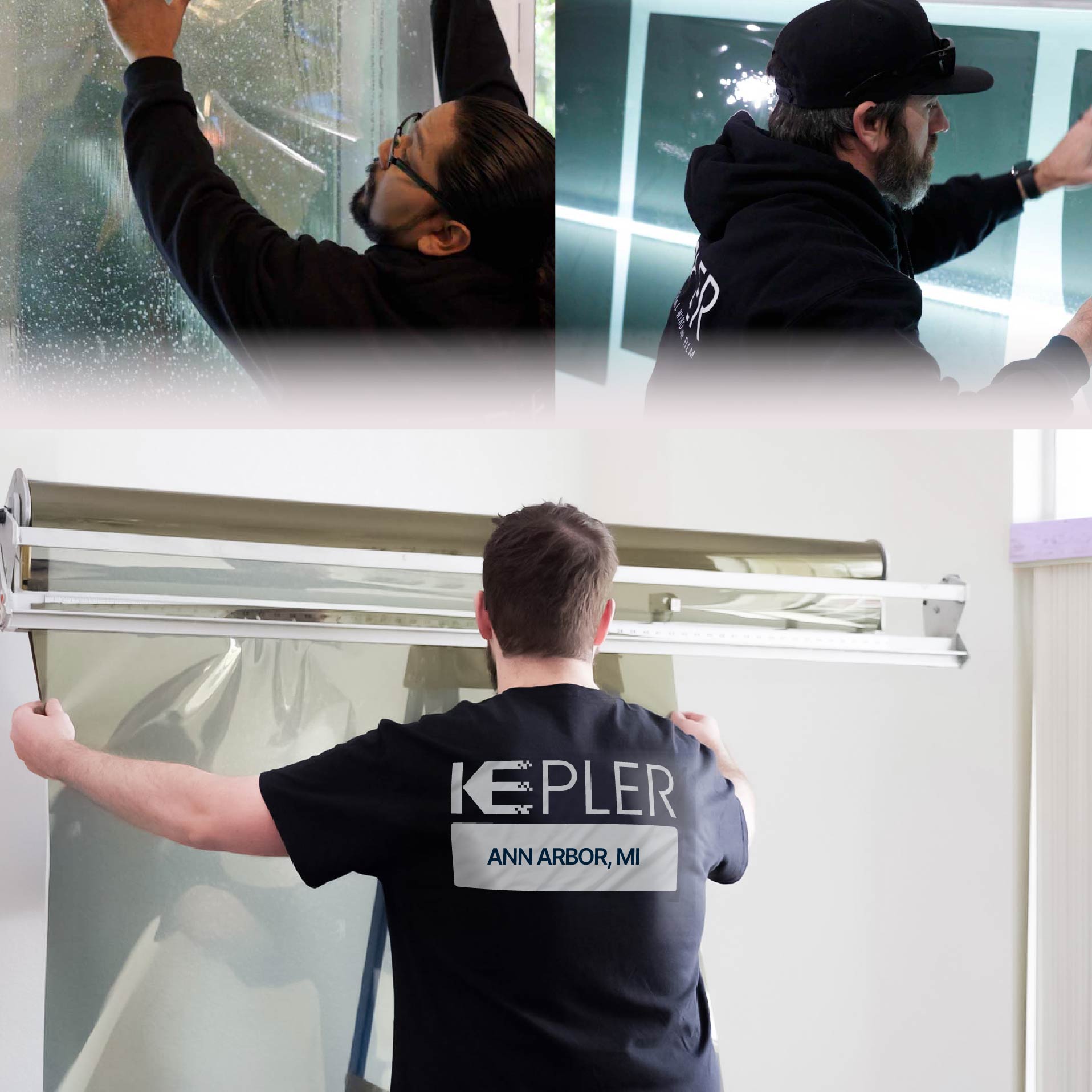 Kepler Specialist Installing Anti-Graffiti Film in Ann Arbor, Michigan