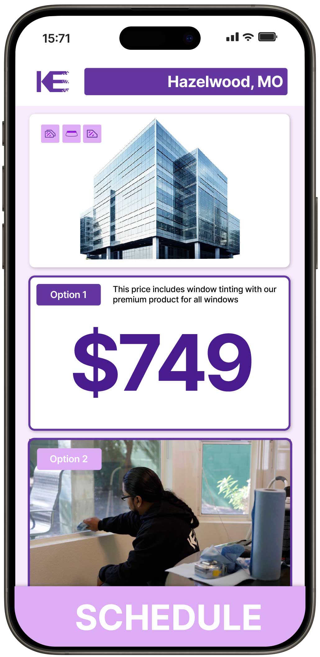 View Competitive Safety and Security Window Film Rates in Hazelwood, Missouri
