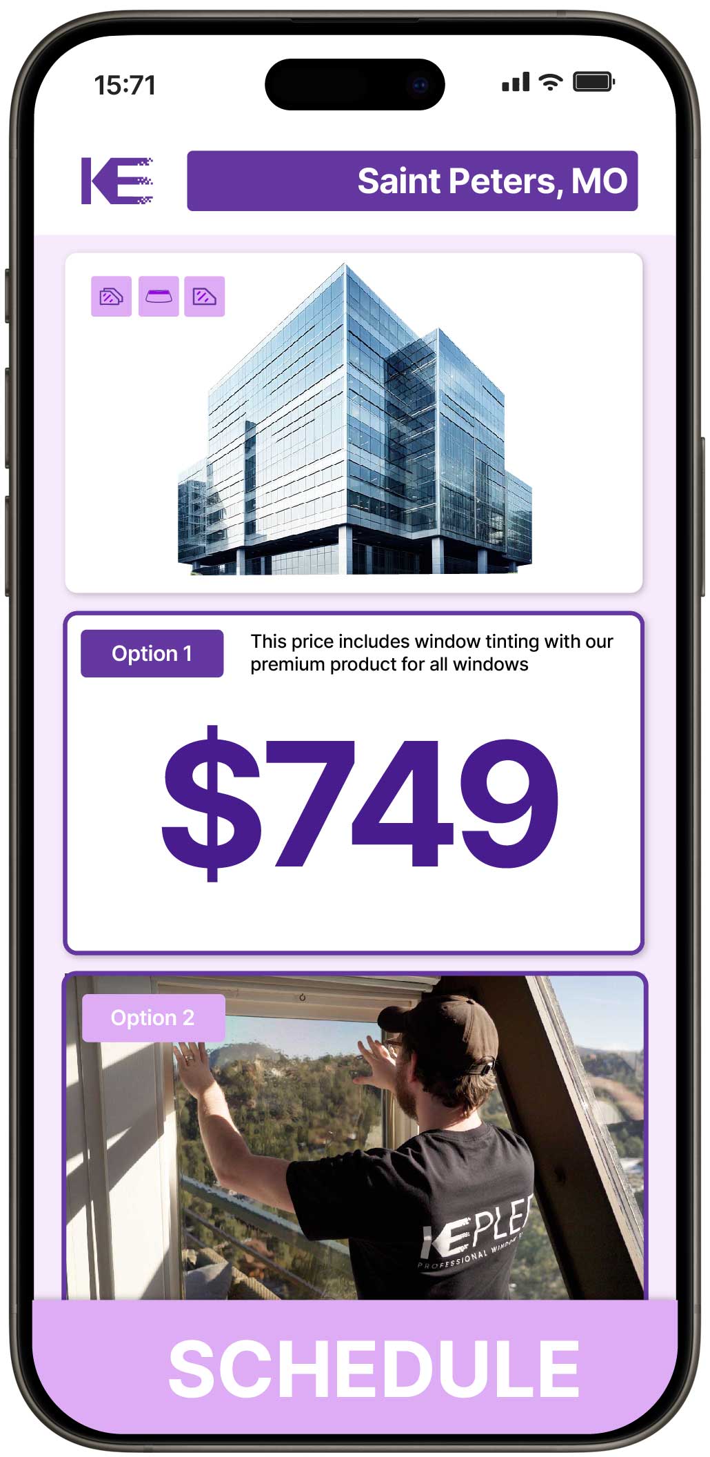 View Affordable Safety and Security Window Film Rates in Saint Peters, Missouri