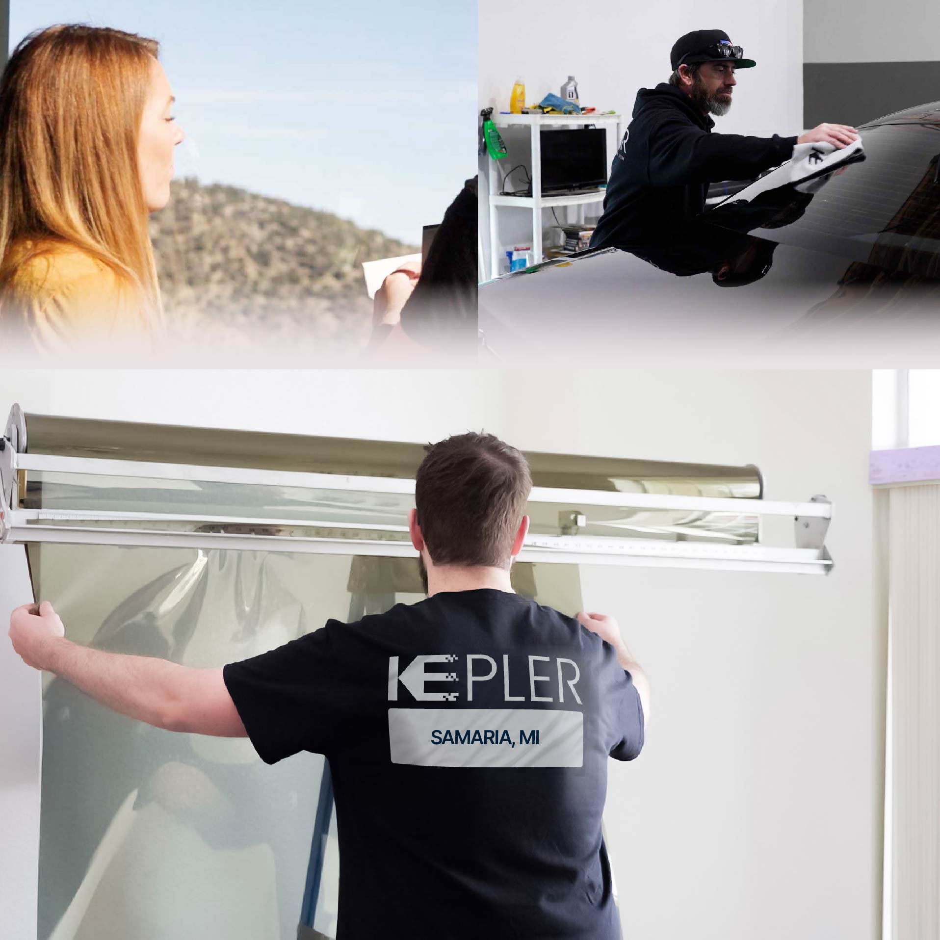 Kepler Specialist Installing Anti-Graffiti Film in Samaria, Michigan