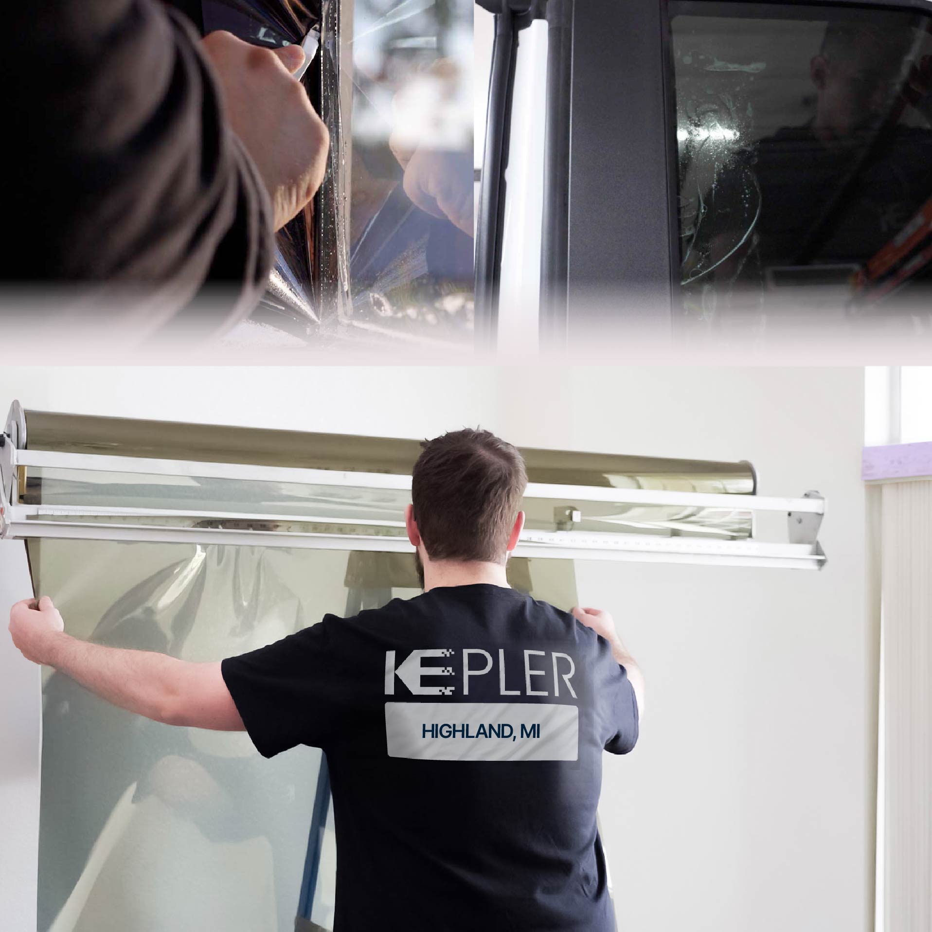 Kepler Specialist Installing Anti-Graffiti Film in Highland, Michigan