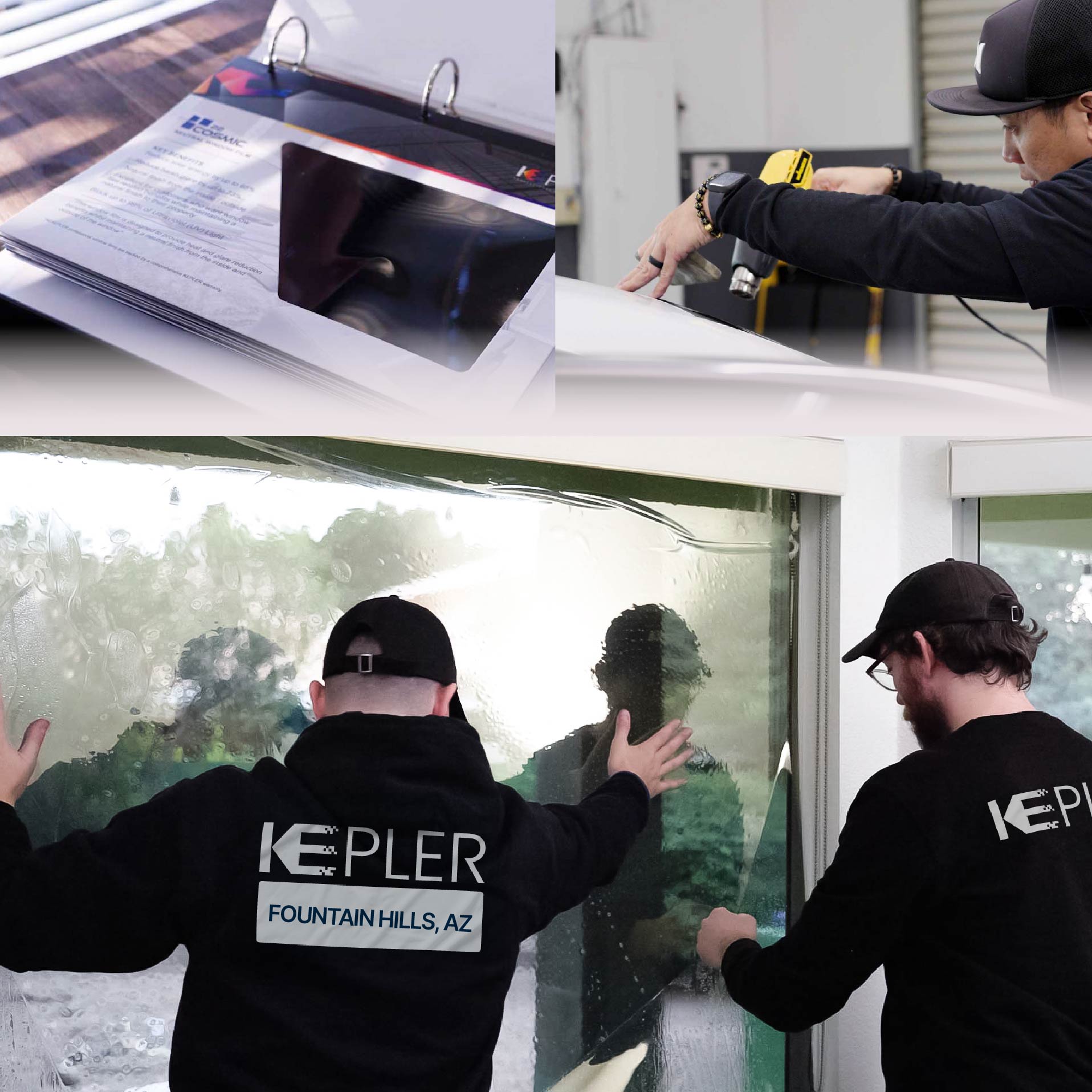 Kepler Specialist Performing Commercial Window Tinting in Fountain Hills Fountain Hills