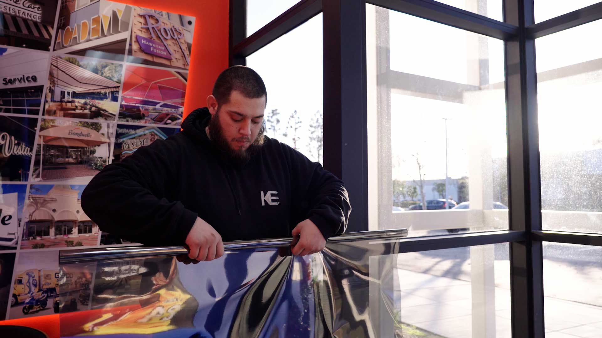 Professional Office Glass Tinting Preparation in Fountain Hills