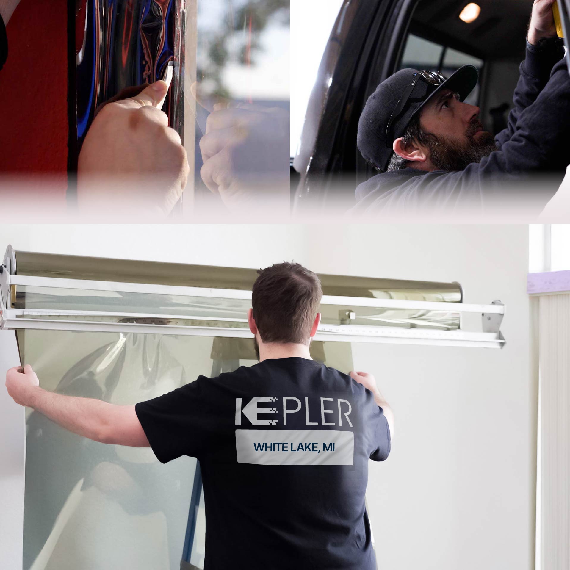 Kepler Specialist Installing Anti-Graffiti Film in White Lake, Michigan