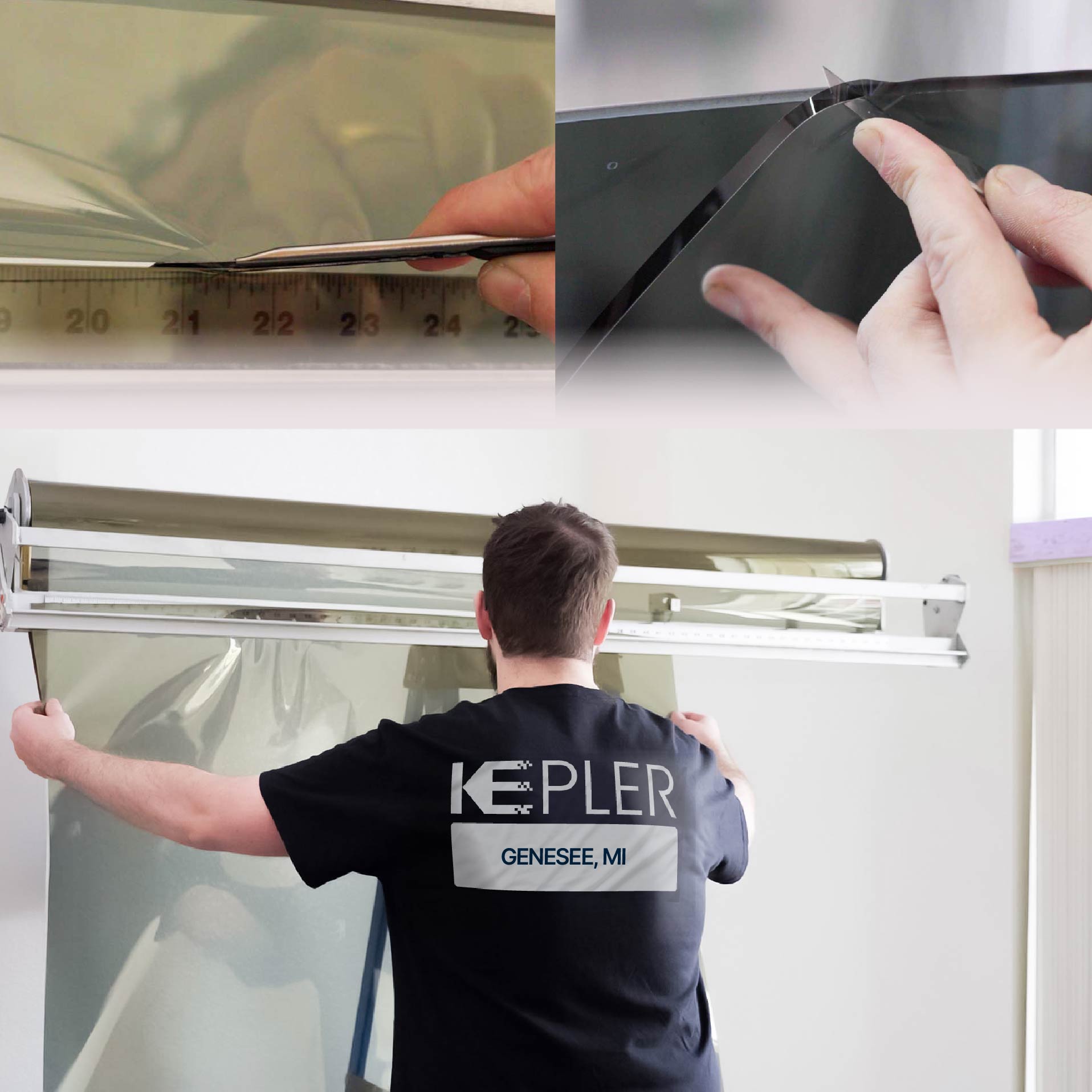 Kepler Specialist Installing Anti-Graffiti Film in Genesee, Michigan