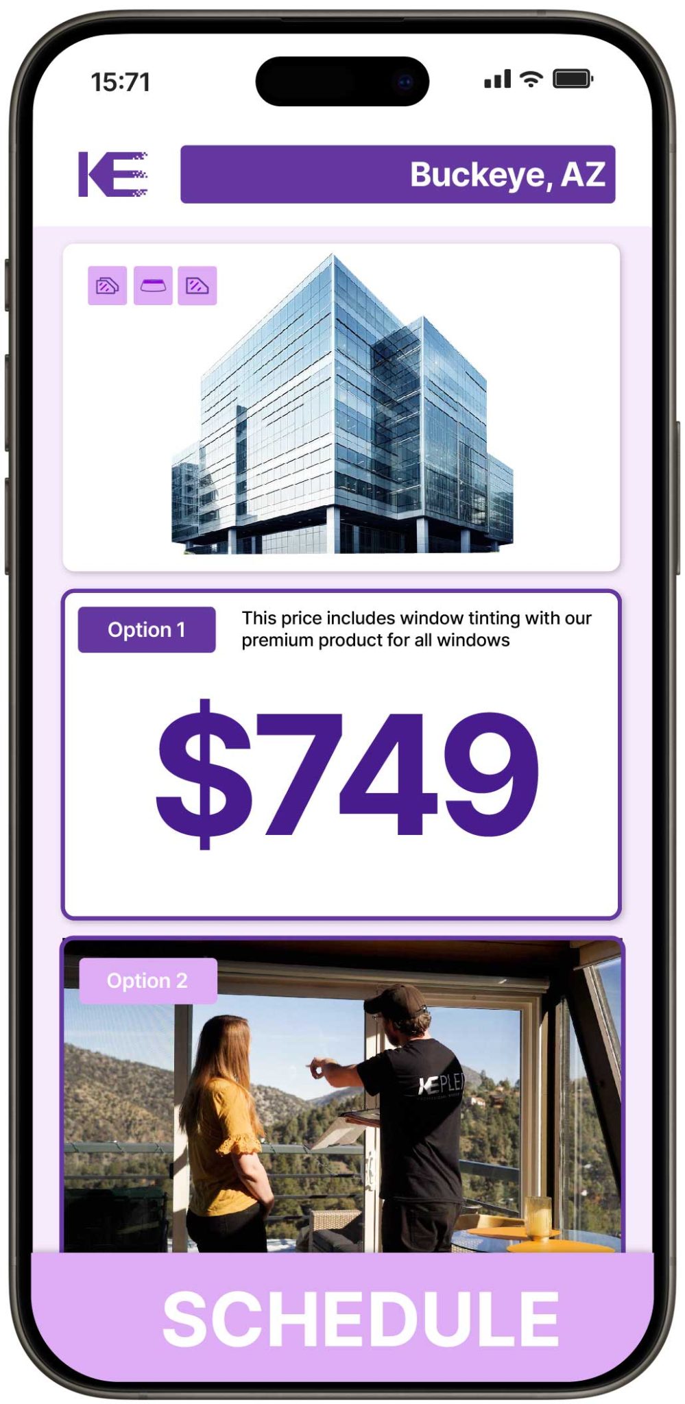 View Affordable Commercial Window Tinting Prices in Buckeye, Arizona