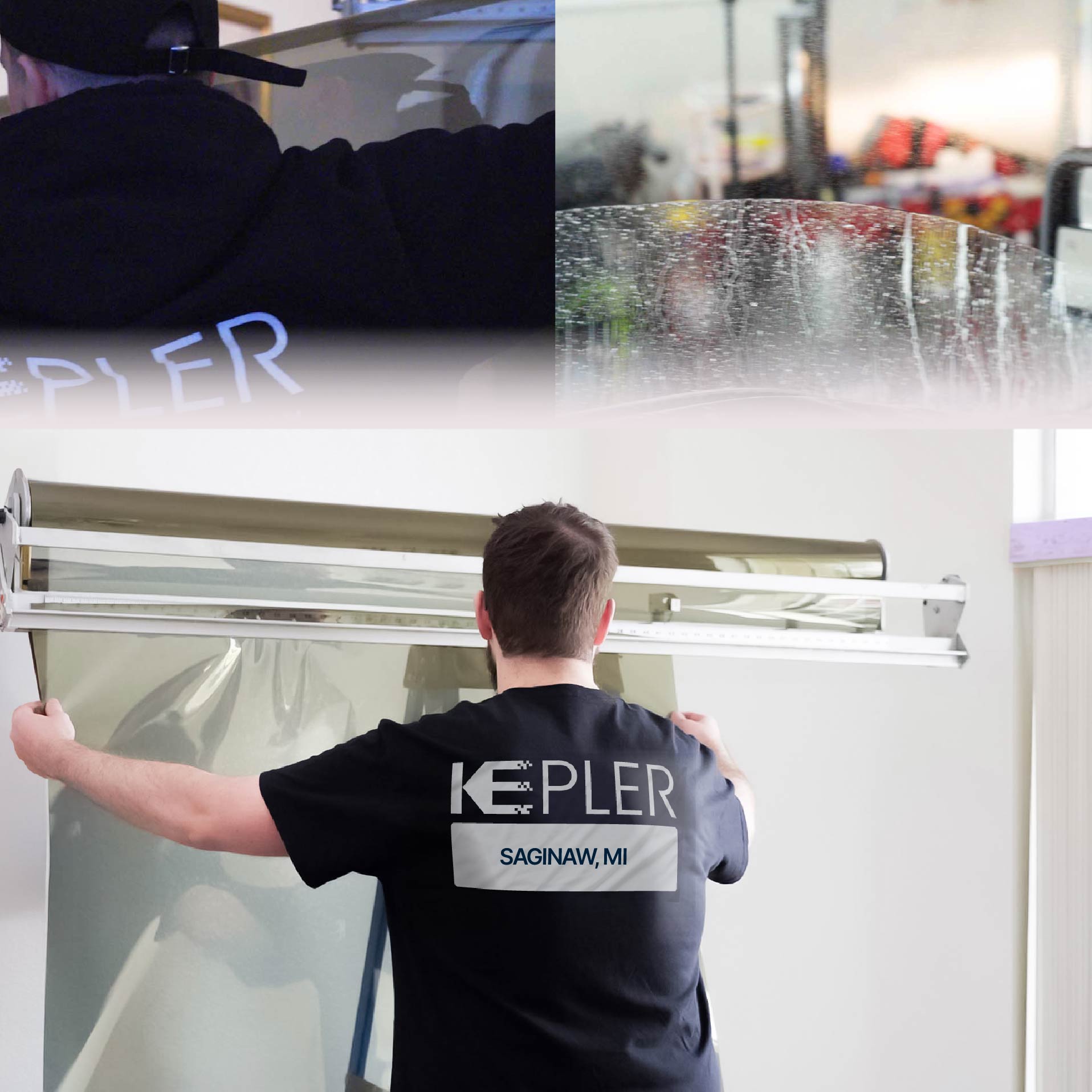Kepler Specialist Installing Anti-Graffiti Film in Saginaw, Michigan