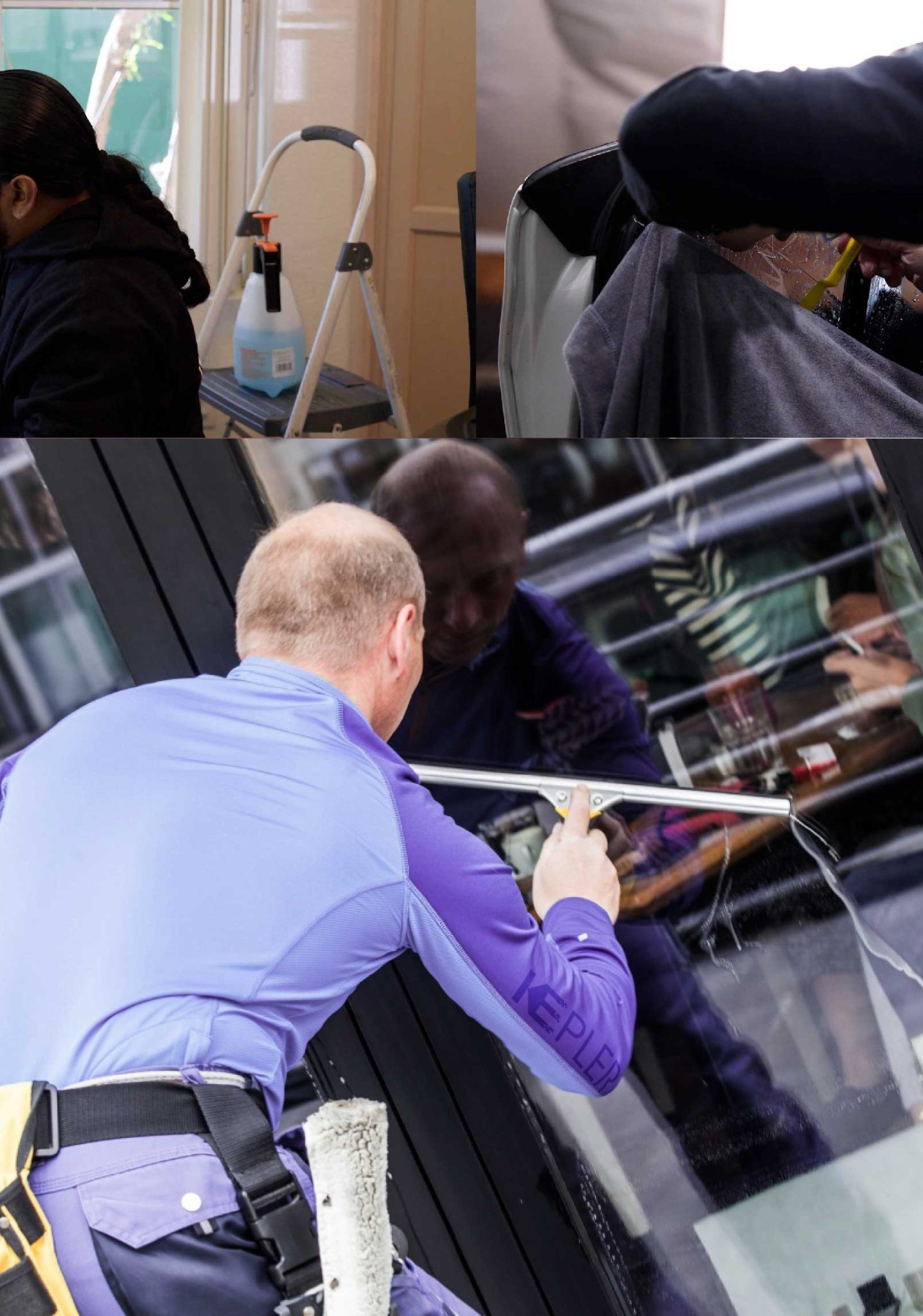 Kepler Expert Applying Anti-Graffiti Window Film to a Mount Pleasant Shop Front