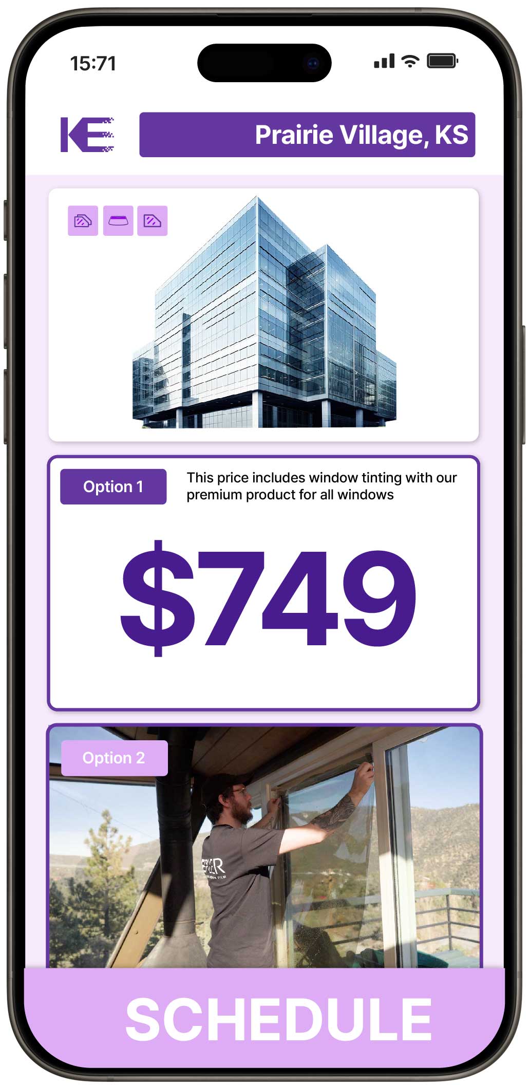 View Affordable Safety and Security Window Film Rates in Prairie Village, Kansas