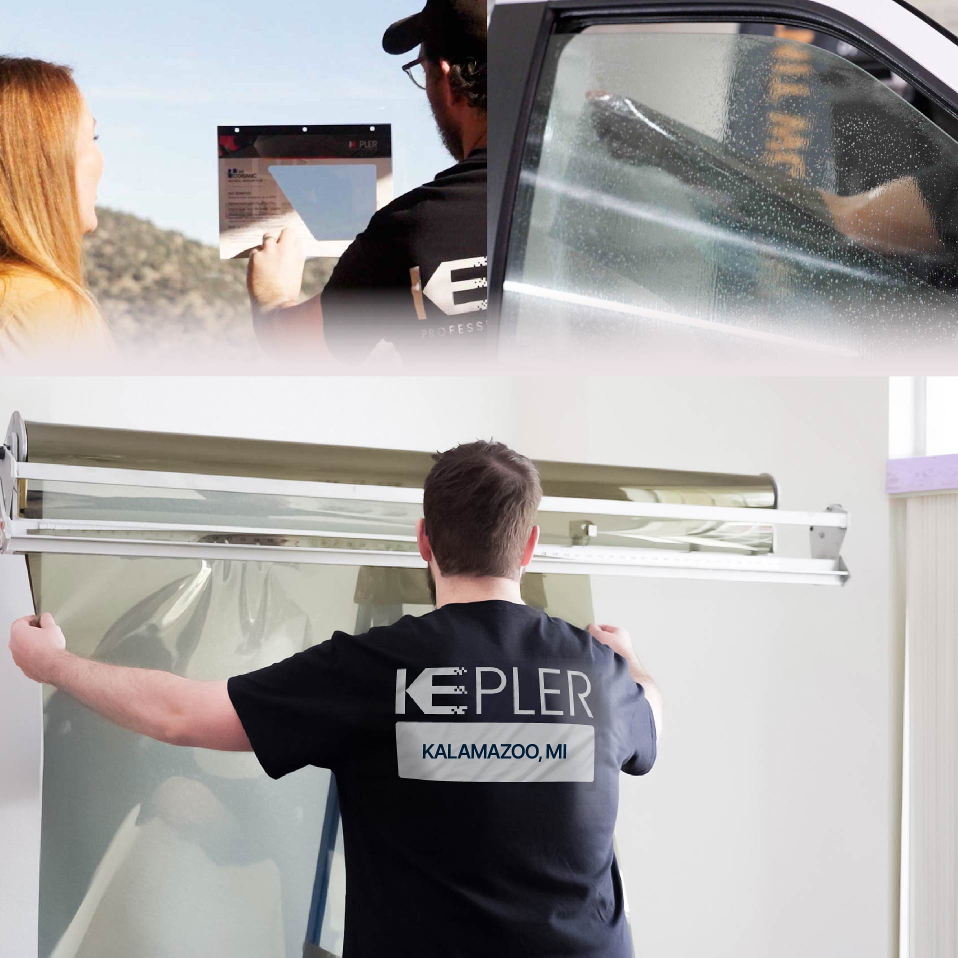 Kepler Specialist Installing Anti-Graffiti Film in Kalamazoo, Michigan