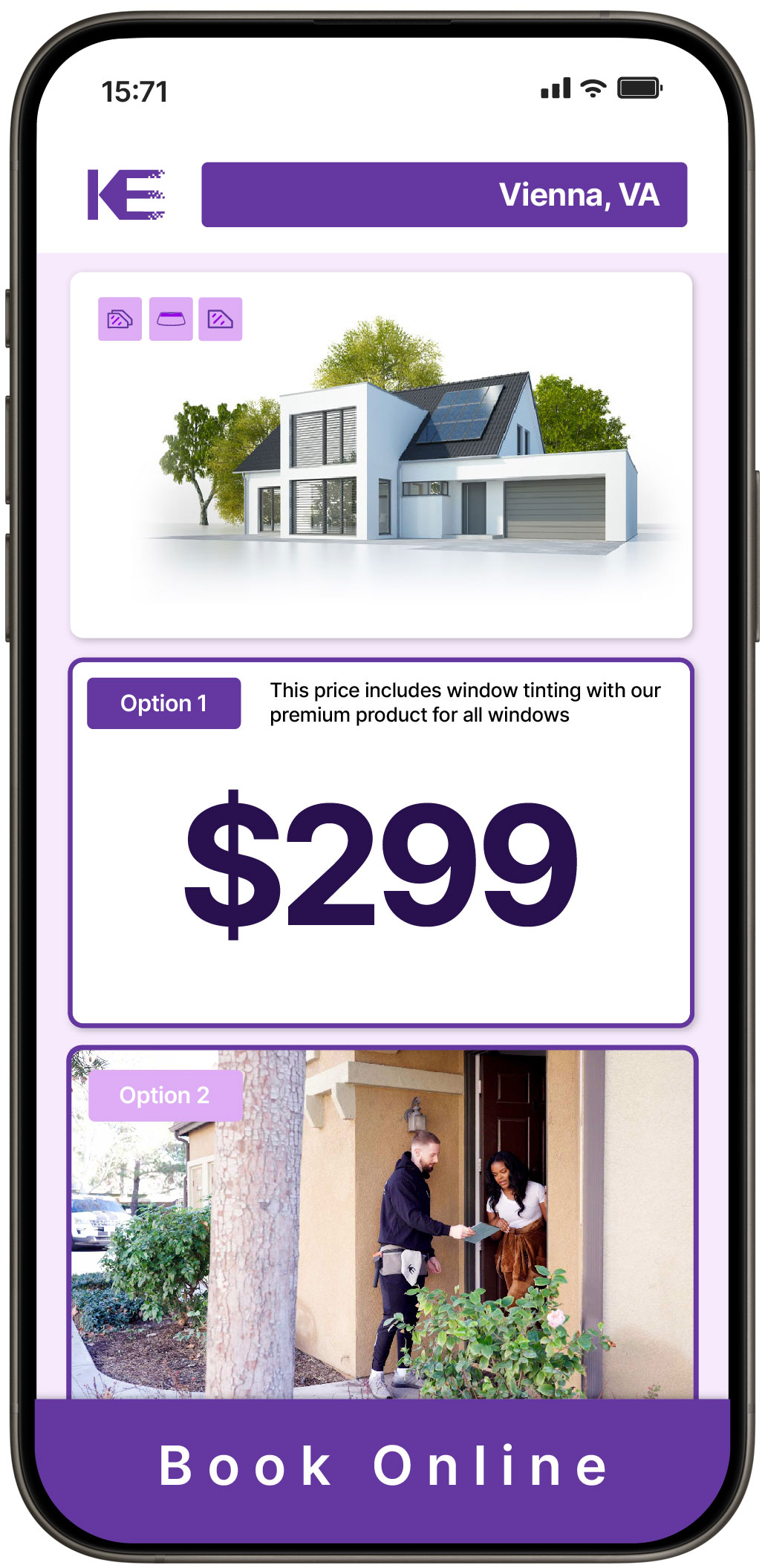 View Competitive Home Window Tinting Rates in Vienna, Virginia
