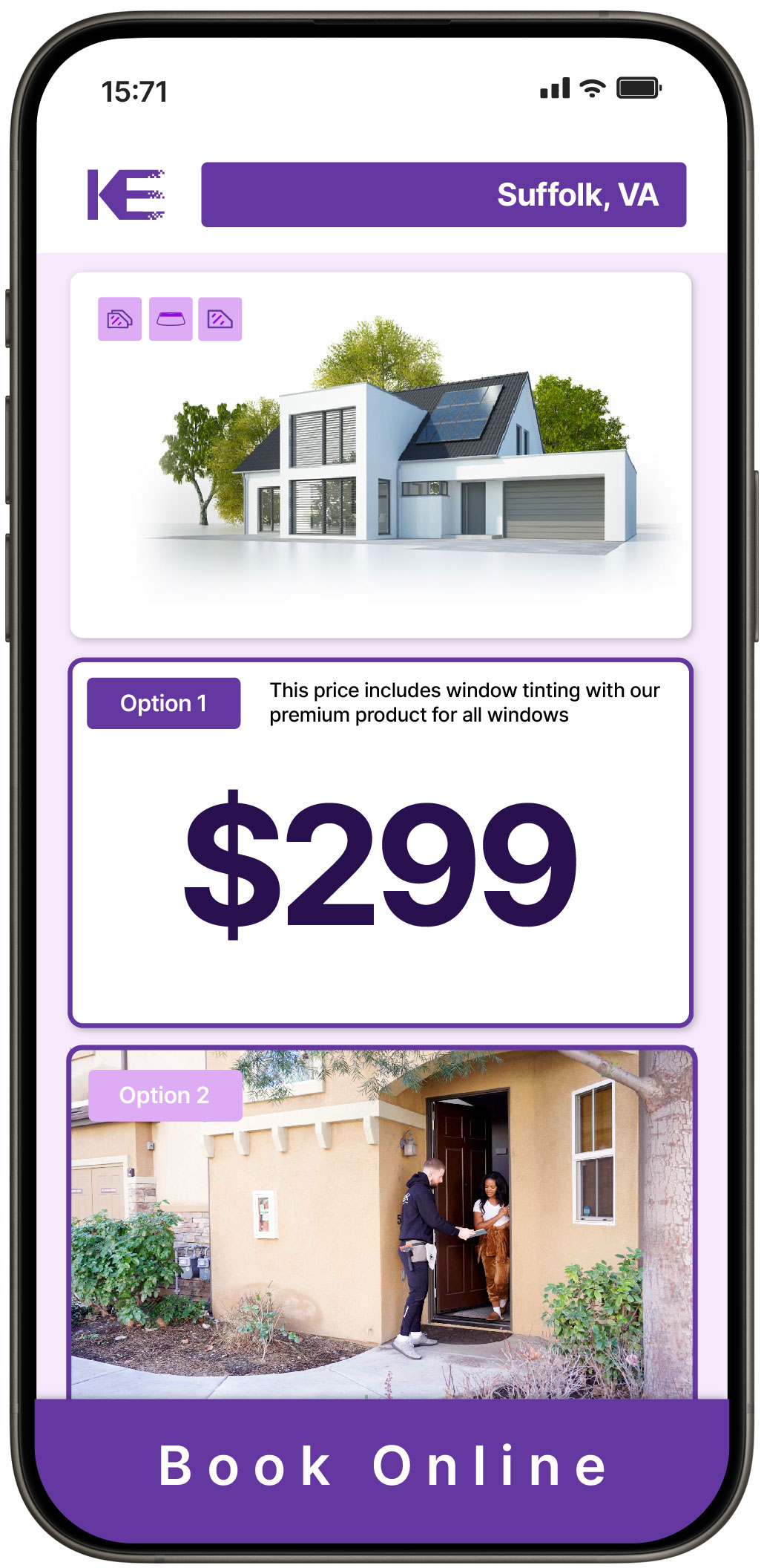 View Competitive Home Window Tinting Costs in Suffolk, Virginia