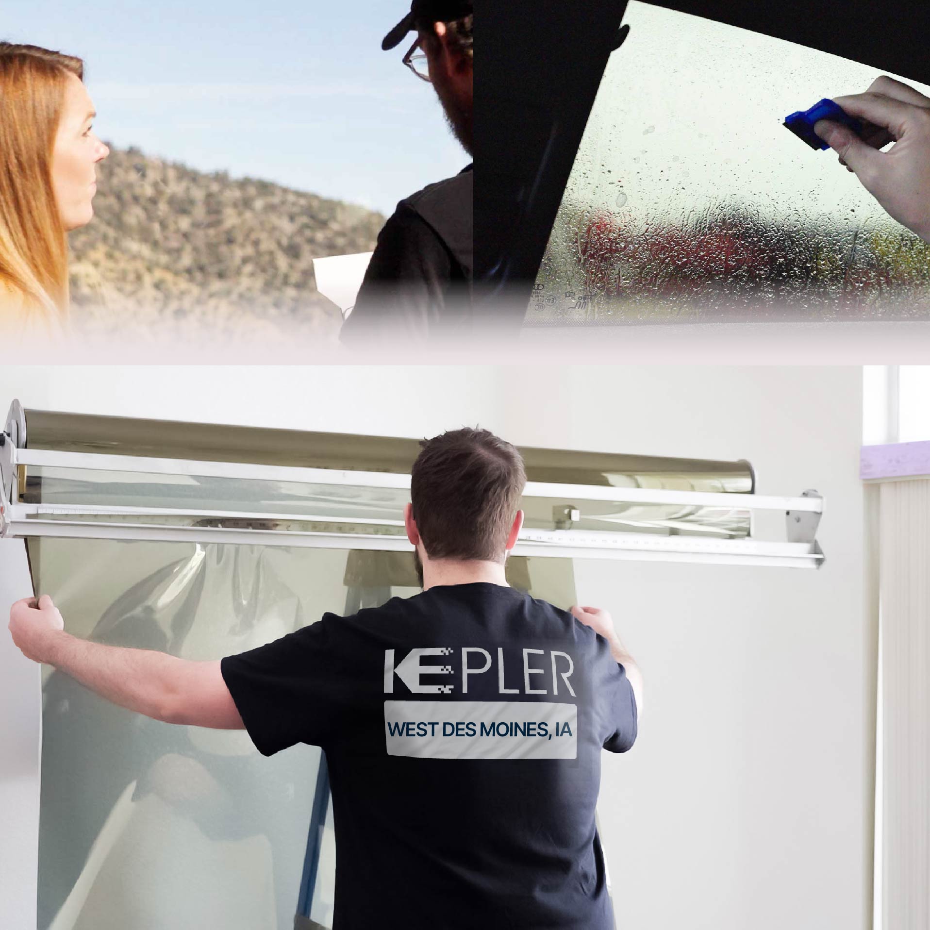 Kepler Specialist Installing Anti-Graffiti Film in West Des Moines, Iowa