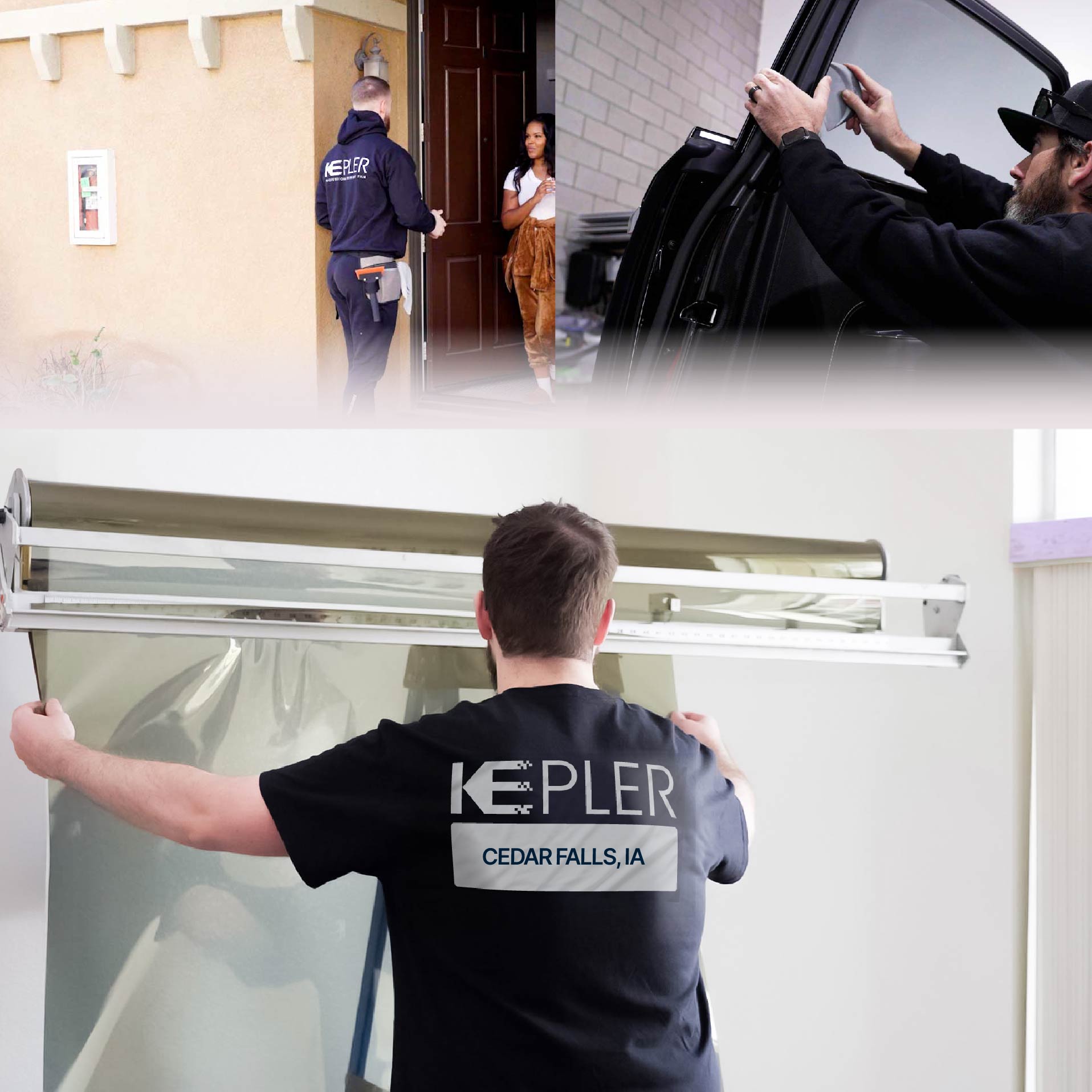 Kepler Specialist Installing Anti-Graffiti Film in Cedar Falls, Iowa
