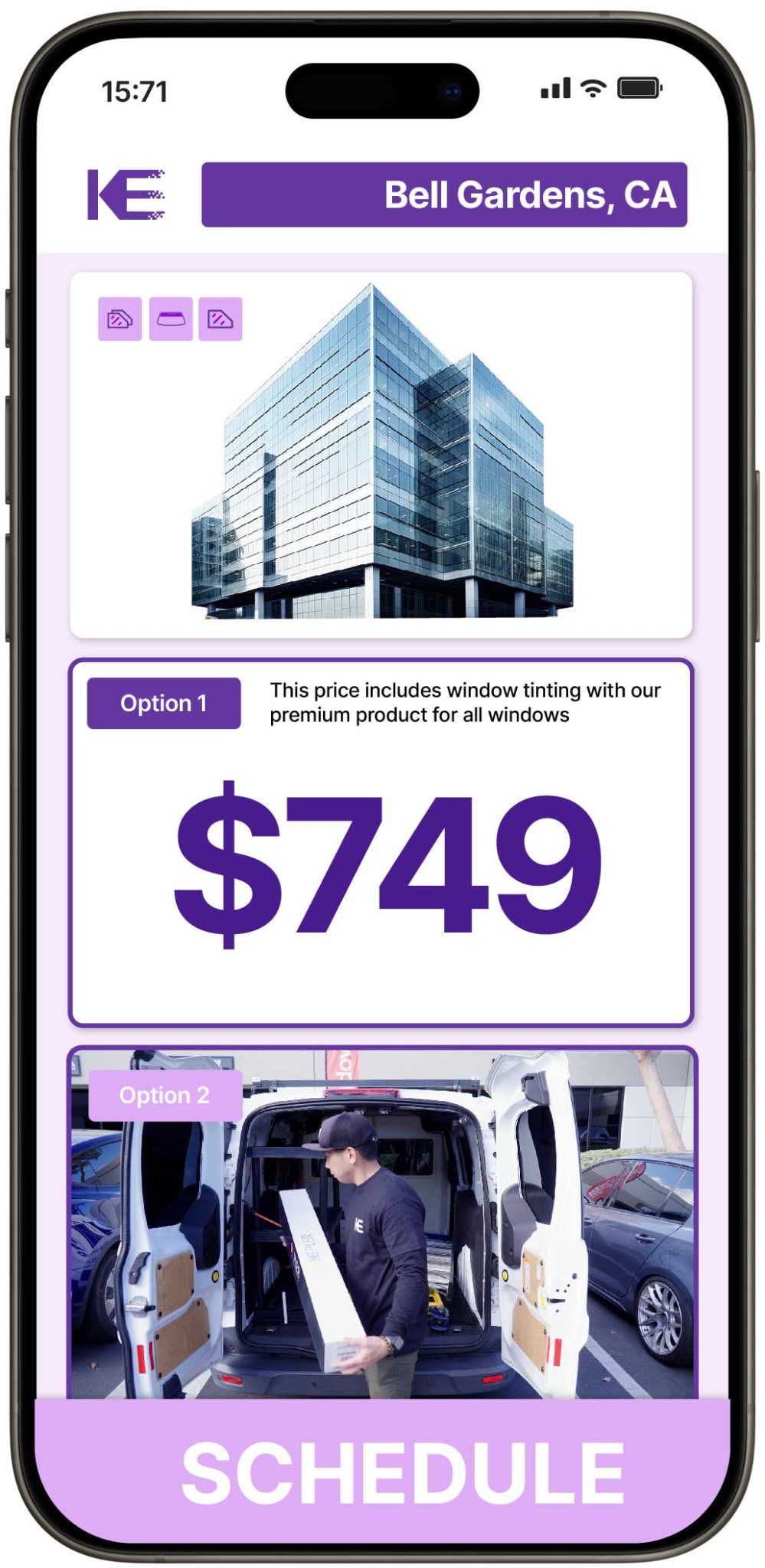 View Reasonable Commercial Window Tinting Costs in Bell Gardens, California