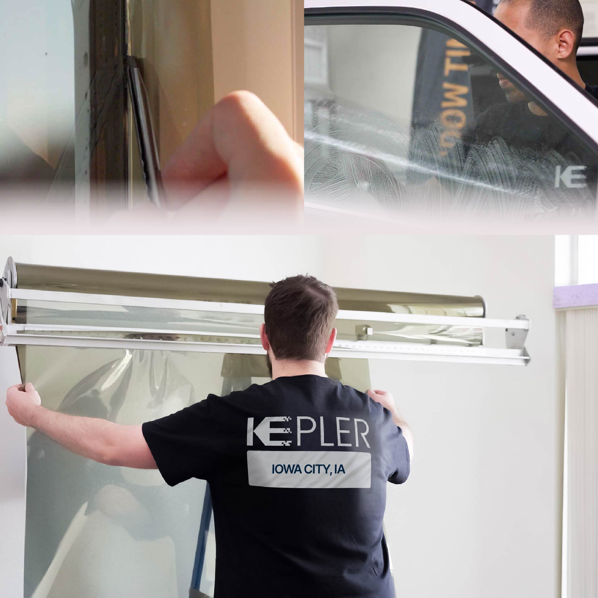 Kepler Specialist Installing Anti-Graffiti Film in Iowa City, Iowa