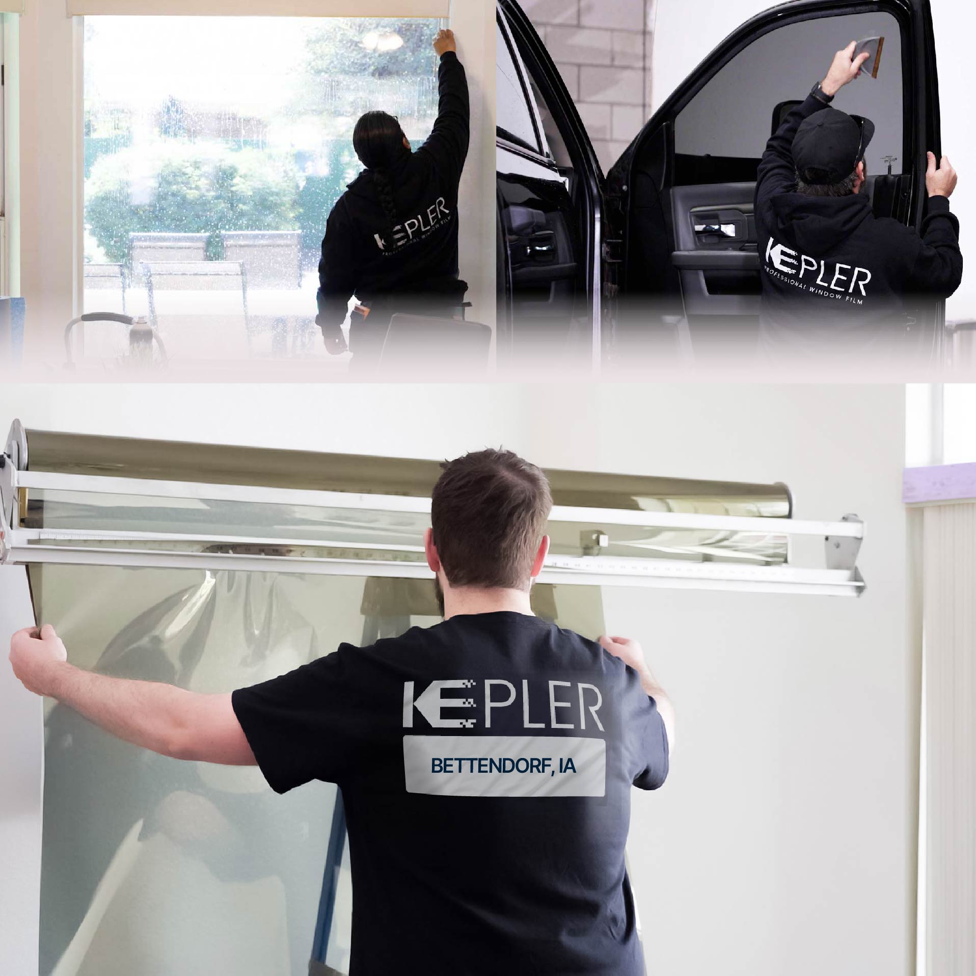Kepler Specialist Installing Anti-Graffiti Film in Bettendorf, Iowa