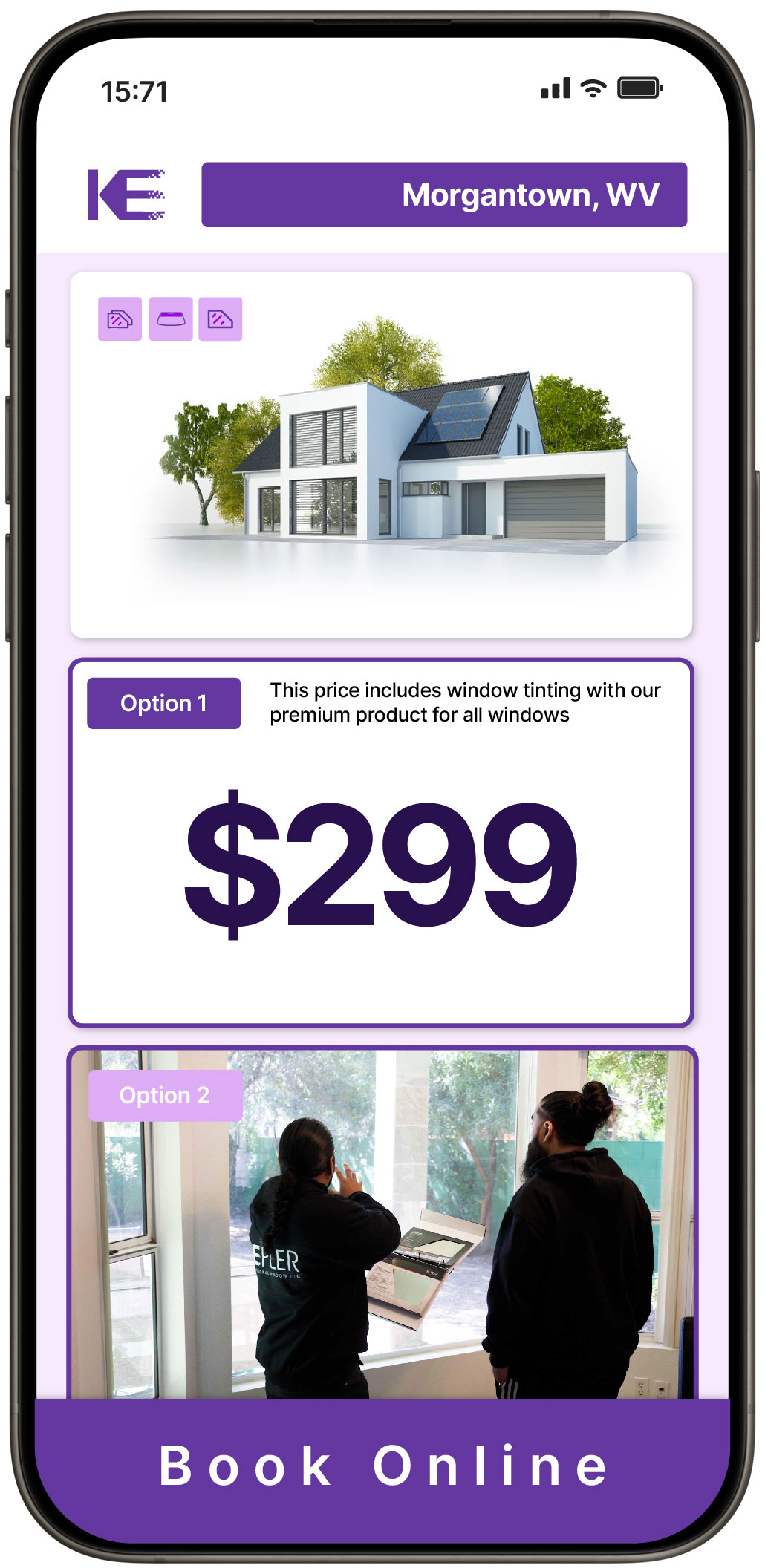 View Affordable Home Window Tinting Prices in Morgantown, West Virginia